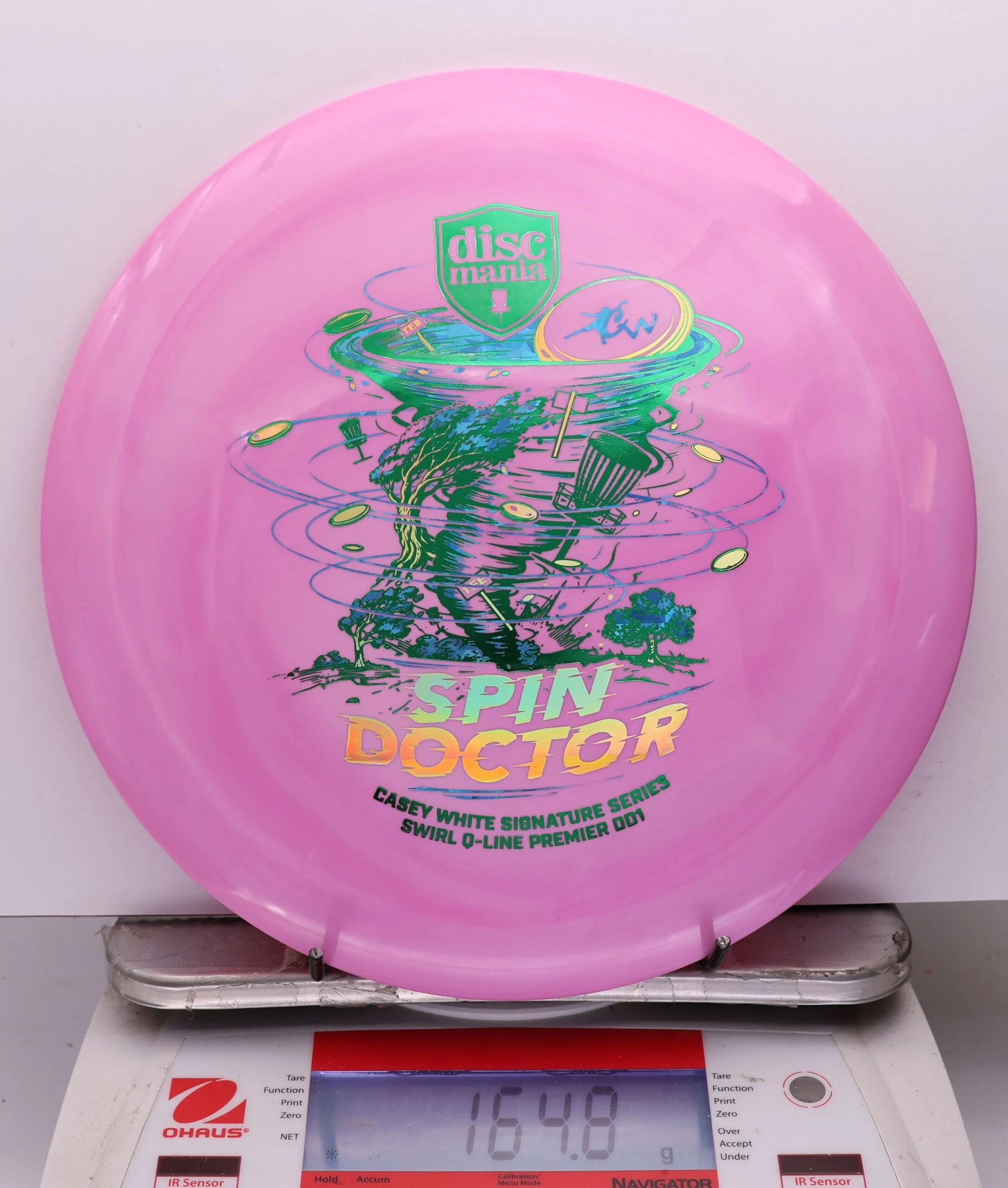 1113932 Swirl Q-Line Premier DD1, Spin Doctor - Casey White 2026 Signature Series - #34 Pink, 165