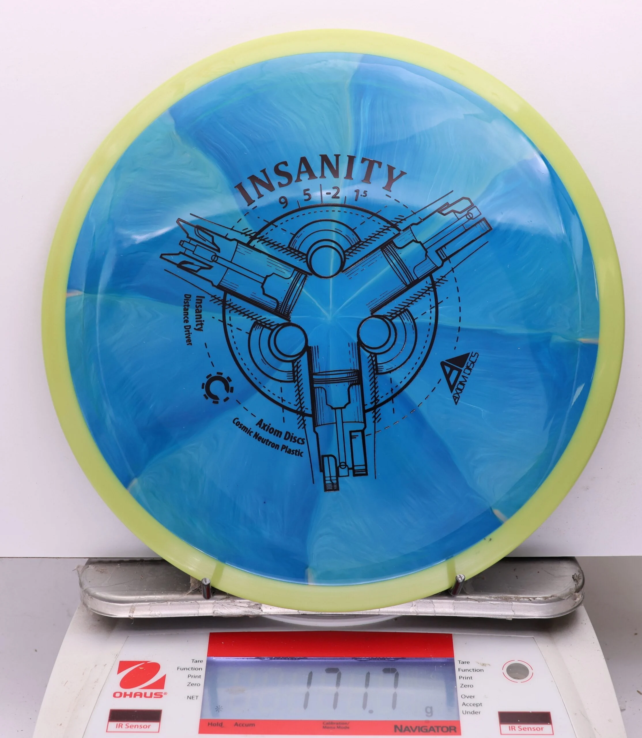 1117901 Cosmic Neutron Insanity - #697 Yellow-Blue, 172