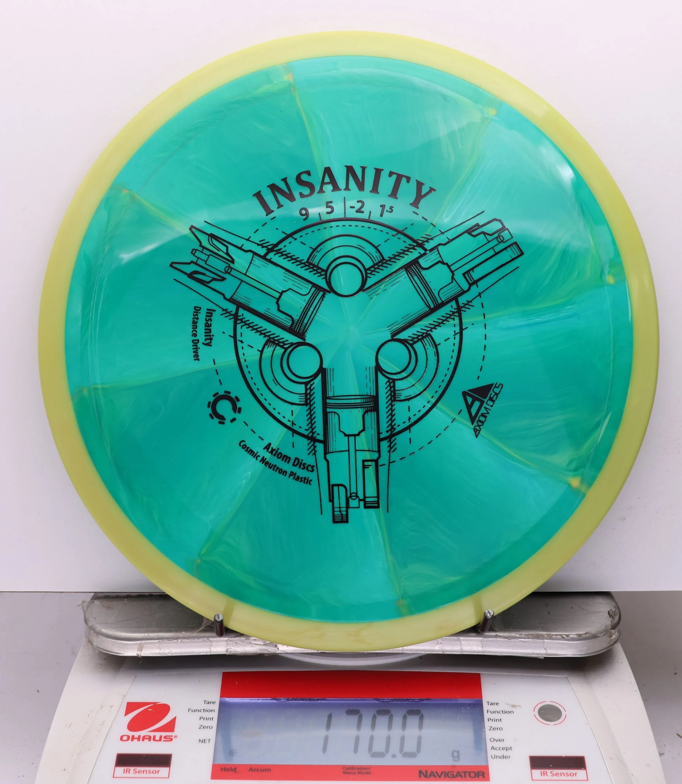 1117902 Cosmic Neutron Insanity - #698 Yellow-Teal, 170