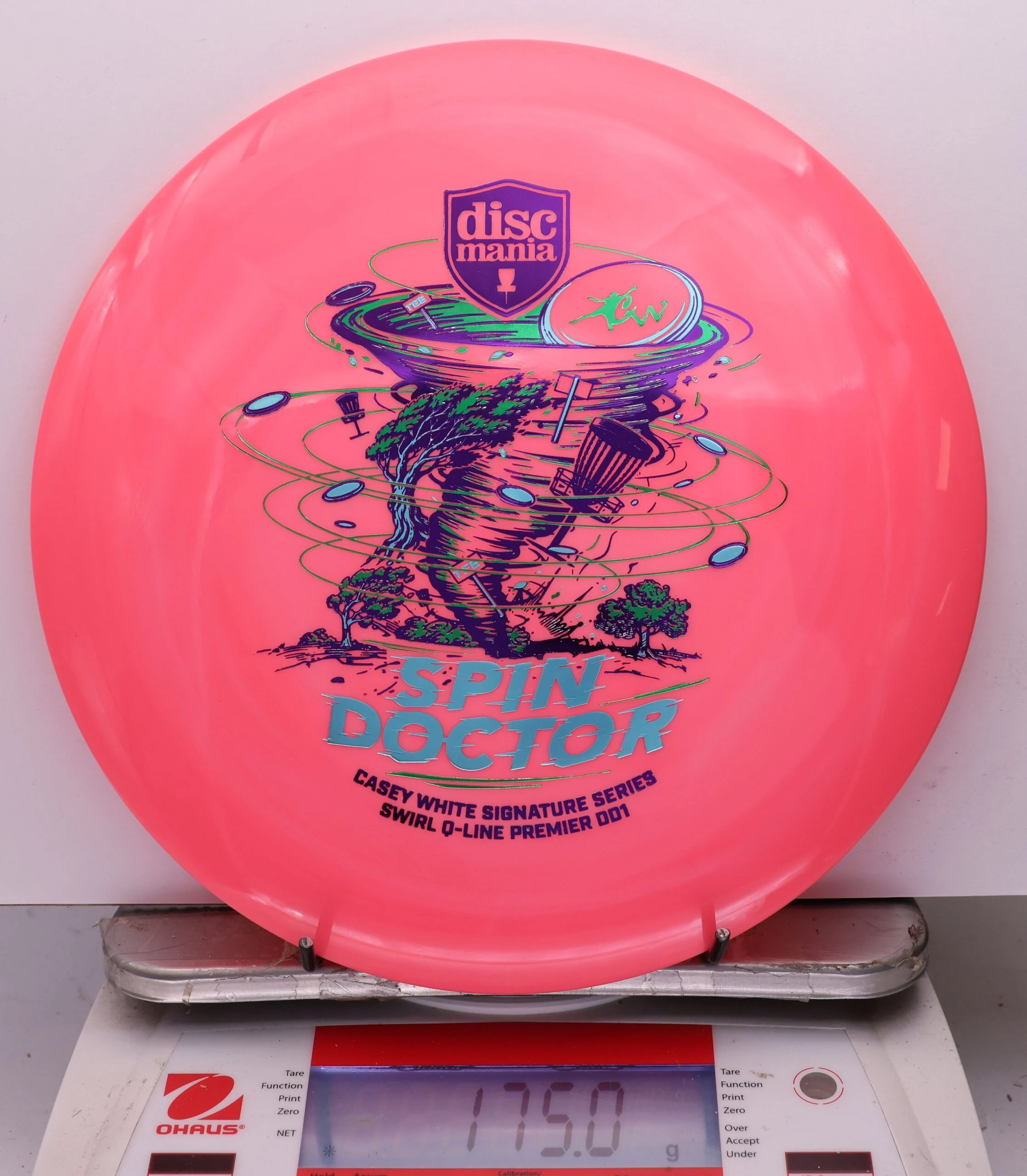 1118521 Swirl Q-Line Premier DD1, Spin Doctor - Casey White 2026 Signature Series - #46 Pink, 175