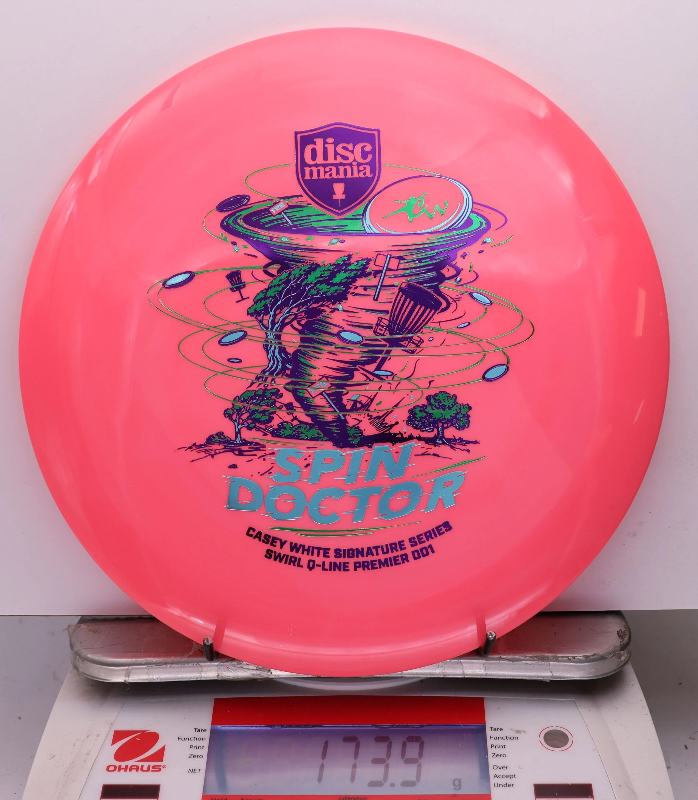 1118522 Swirl Q-Line Premier DD1, Spin Doctor - Casey White 2026 Signature Series - #47 Pink, 174