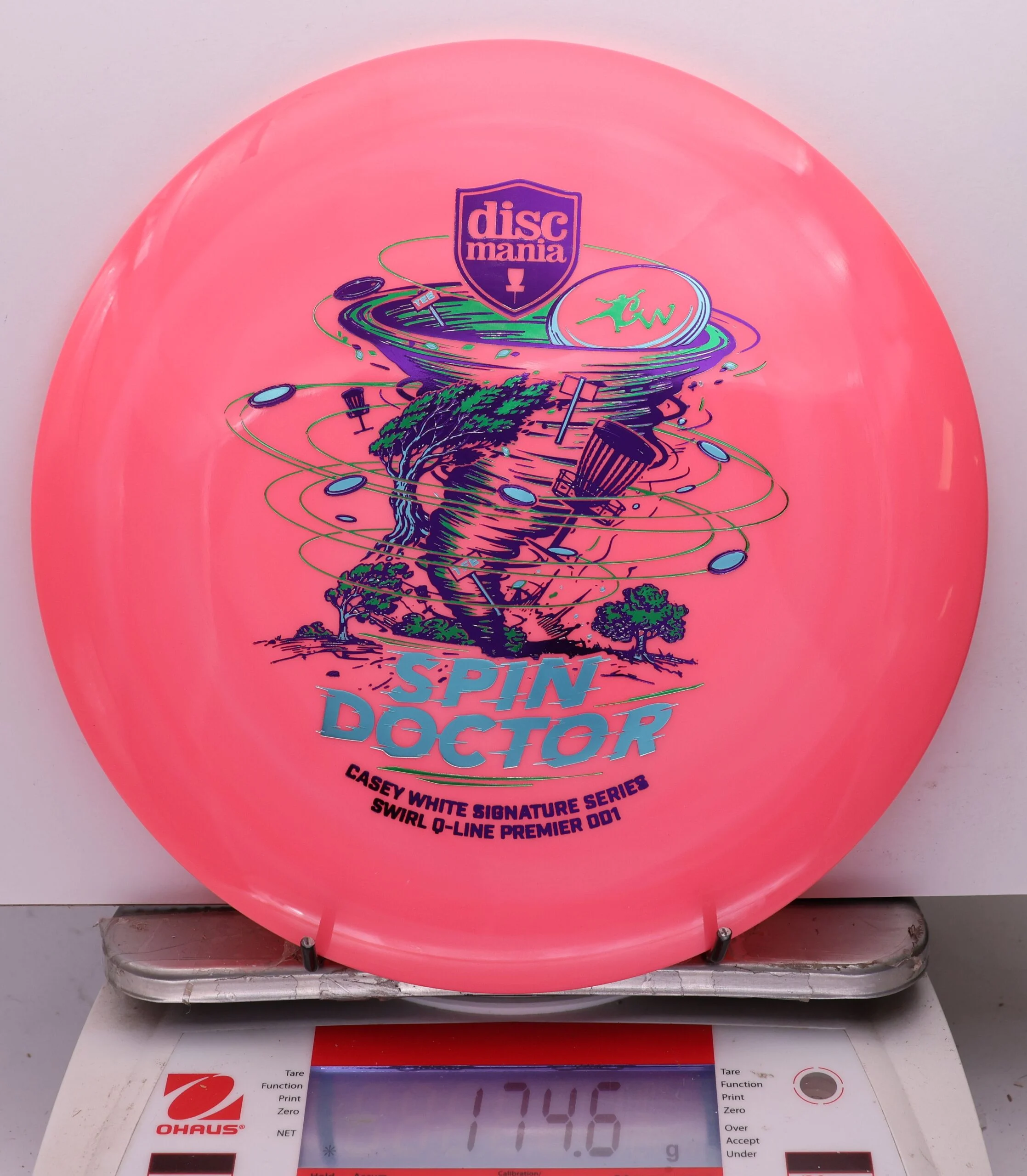 1118523 Swirl Q-Line Premier DD1, Spin Doctor - Casey White 2026 Signature Series - #48 Pink, 175
