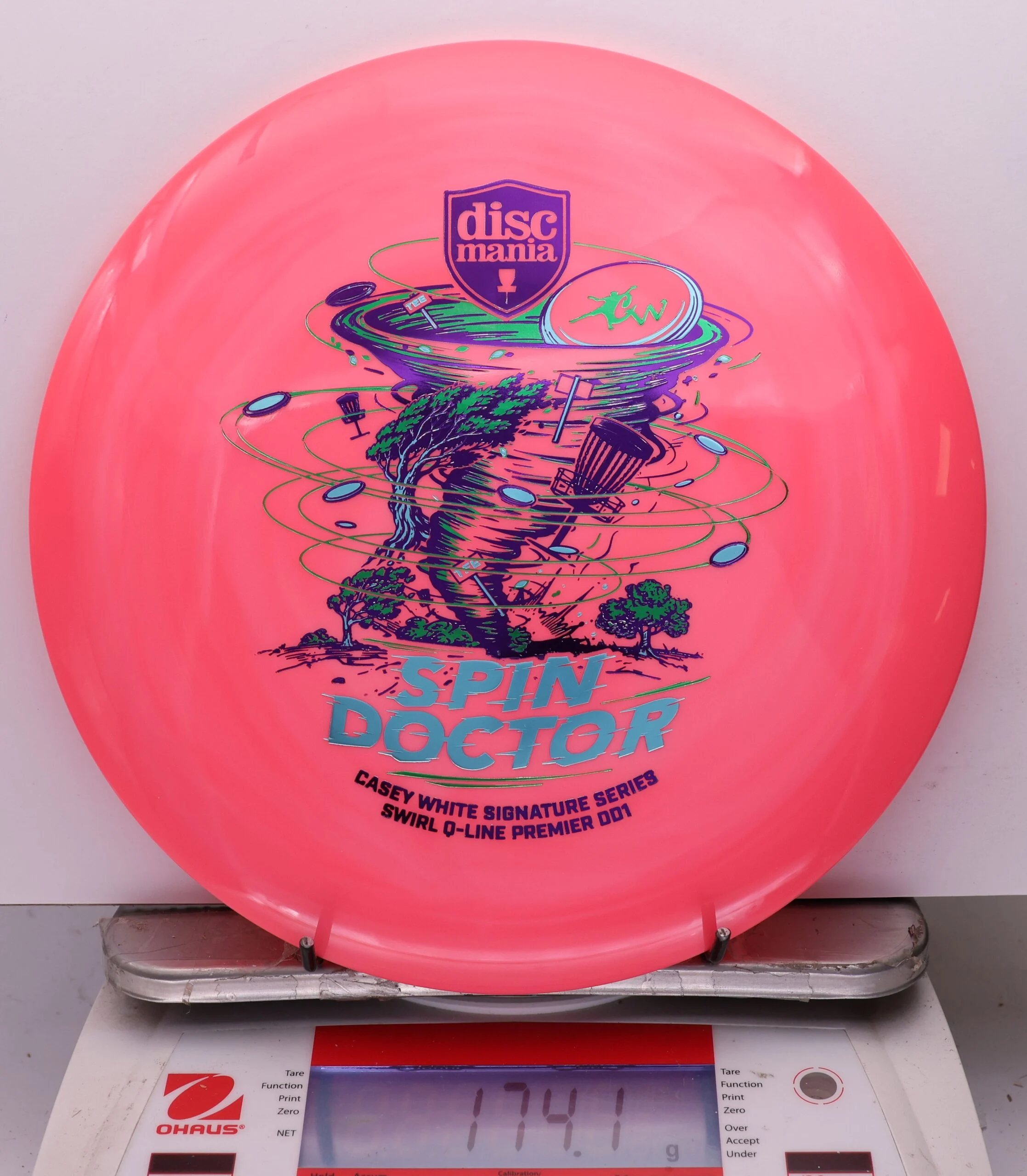 1118524 Swirl Q-Line Premier DD1, Spin Doctor - Casey White 2026 Signature Series - #49 Pink, 174