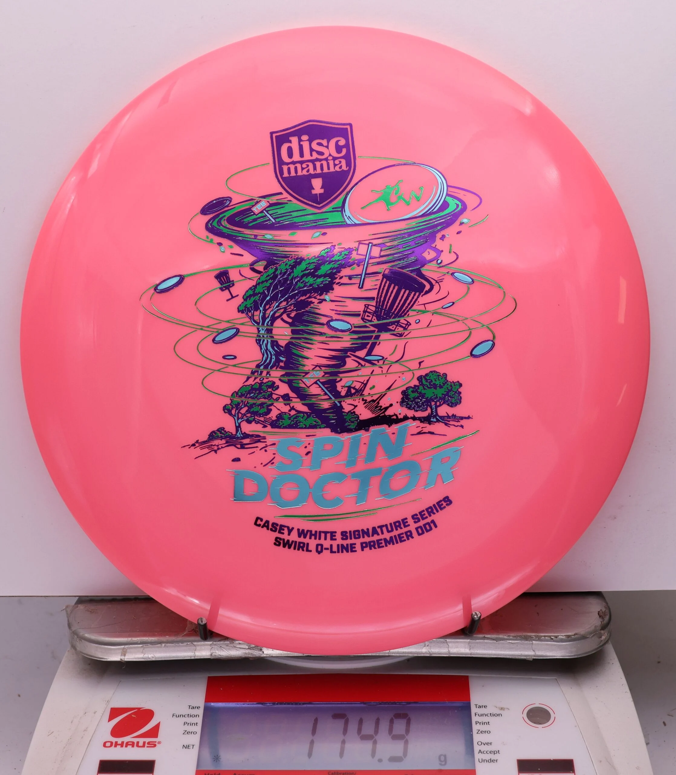 1118536 Swirl Q-Line Premier DD1, Spin Doctor - Casey White 2026 Signature Series - #50 Pink, 175