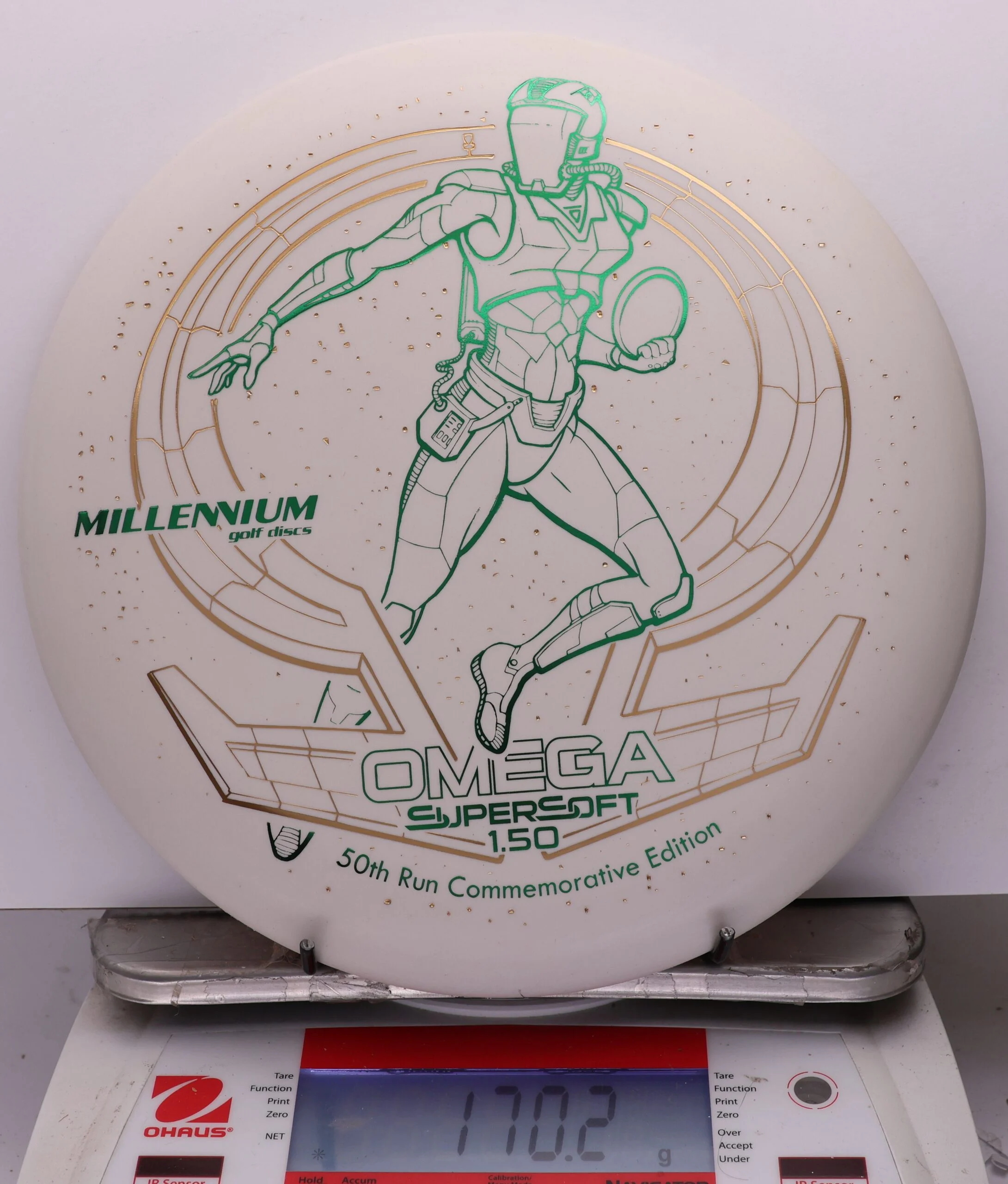 1119840 Millennium Omega SuperSoft, 50th Run - #325 White, 170