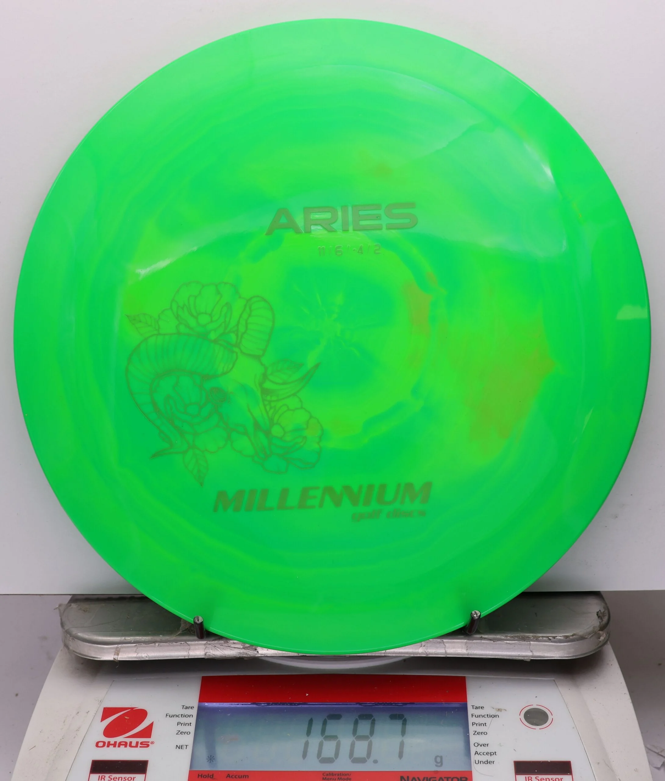 1119990 Swirly Sirius Aries - #326 Green, 169