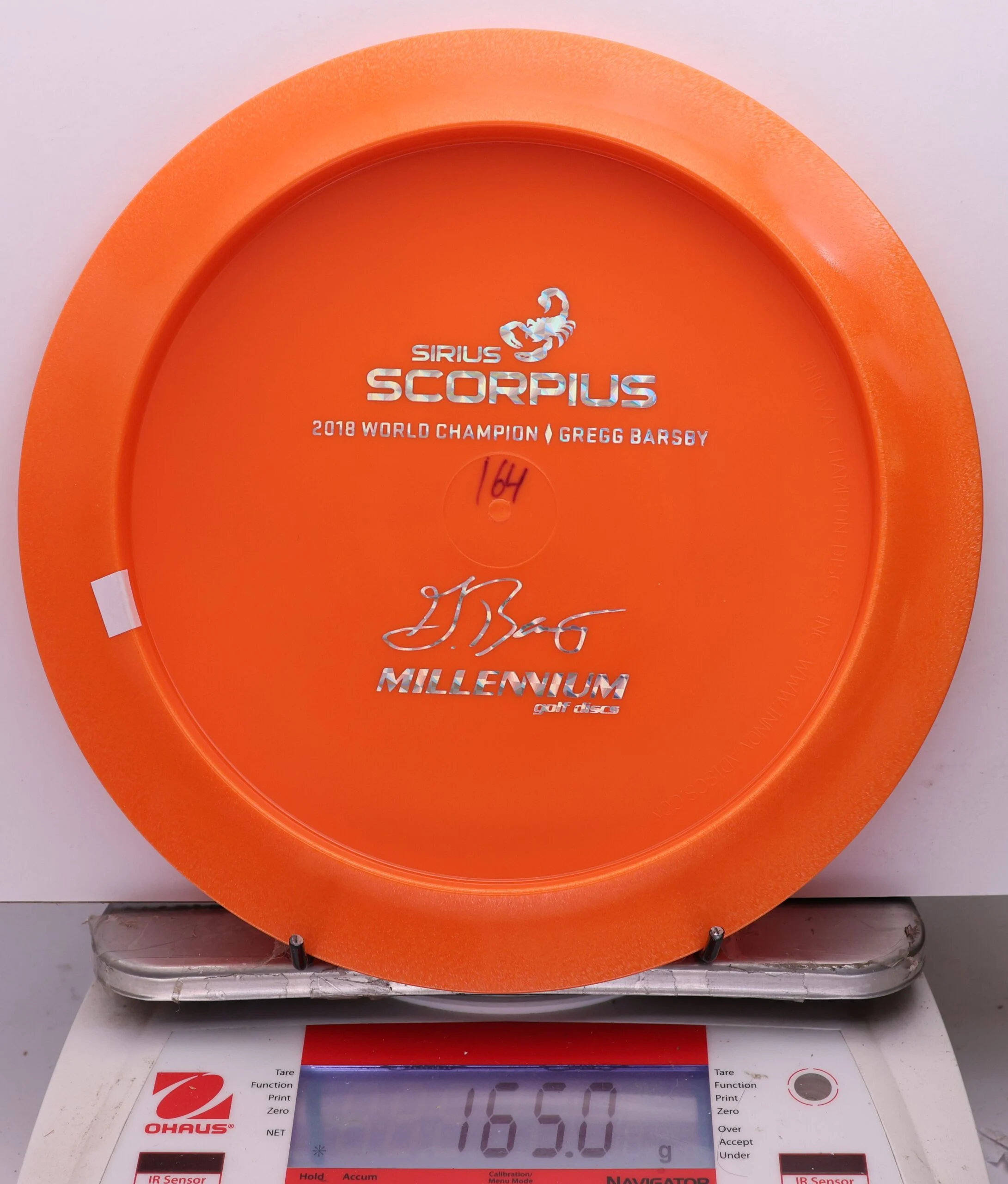 1120007 Sirius Scorpius, Gregg Barsby Bottom Stamp - #325 Orange, 165