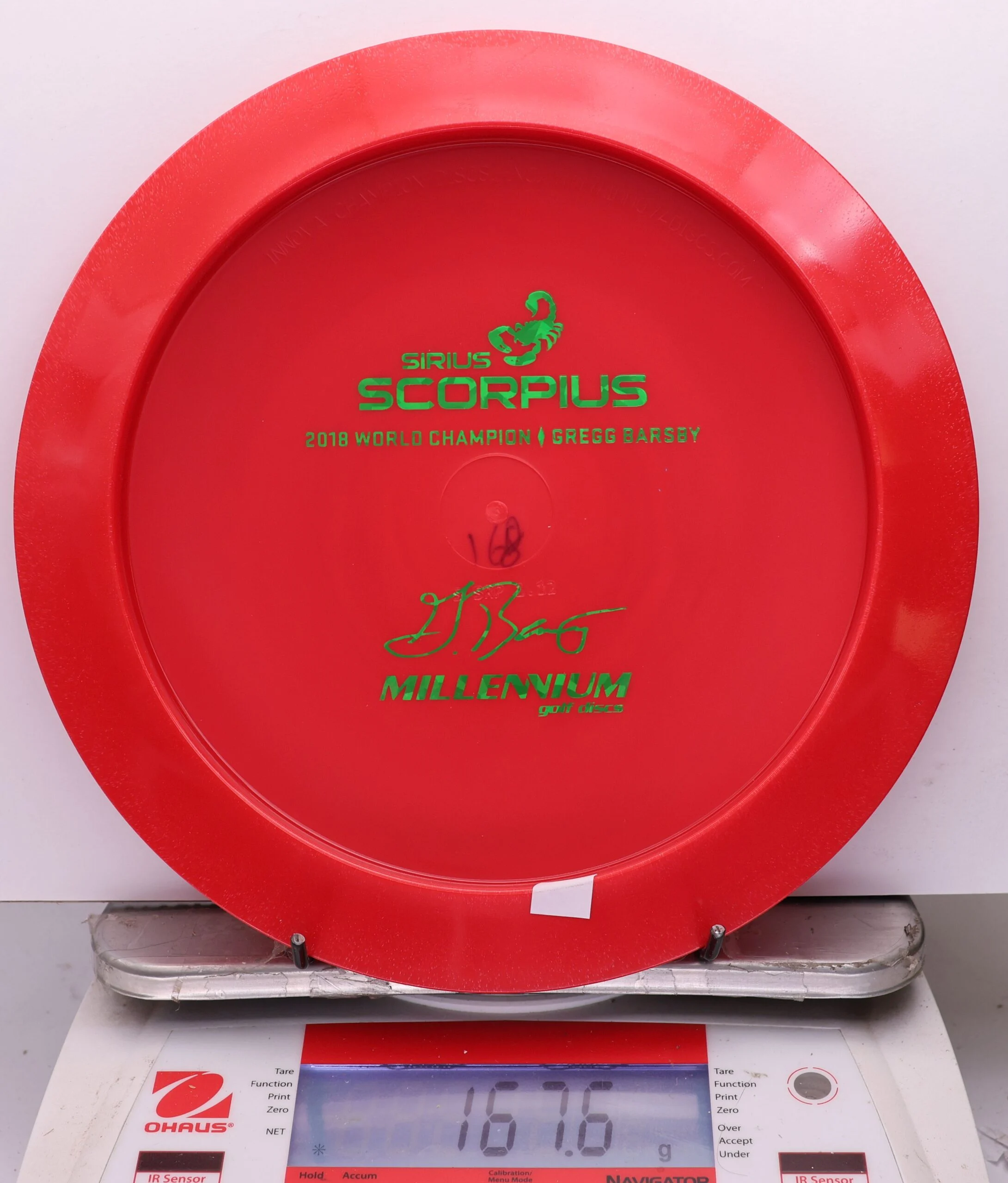 1120008 Sirius Scorpius, Gregg Barsby Bottom Stamp - #326 Red, 168