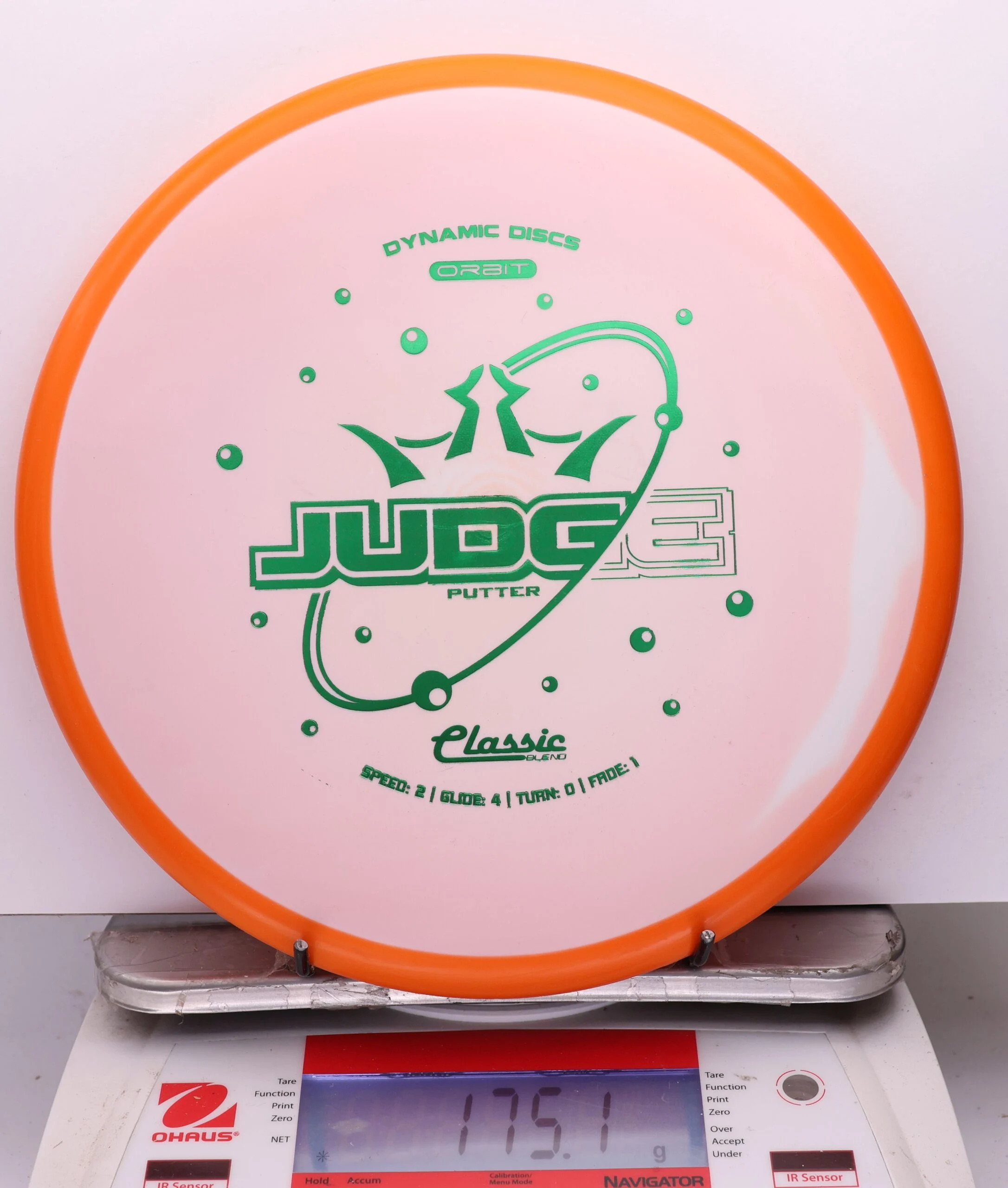 1122072 Classic Blend Orbit Judge - #390 Orange-White, 175