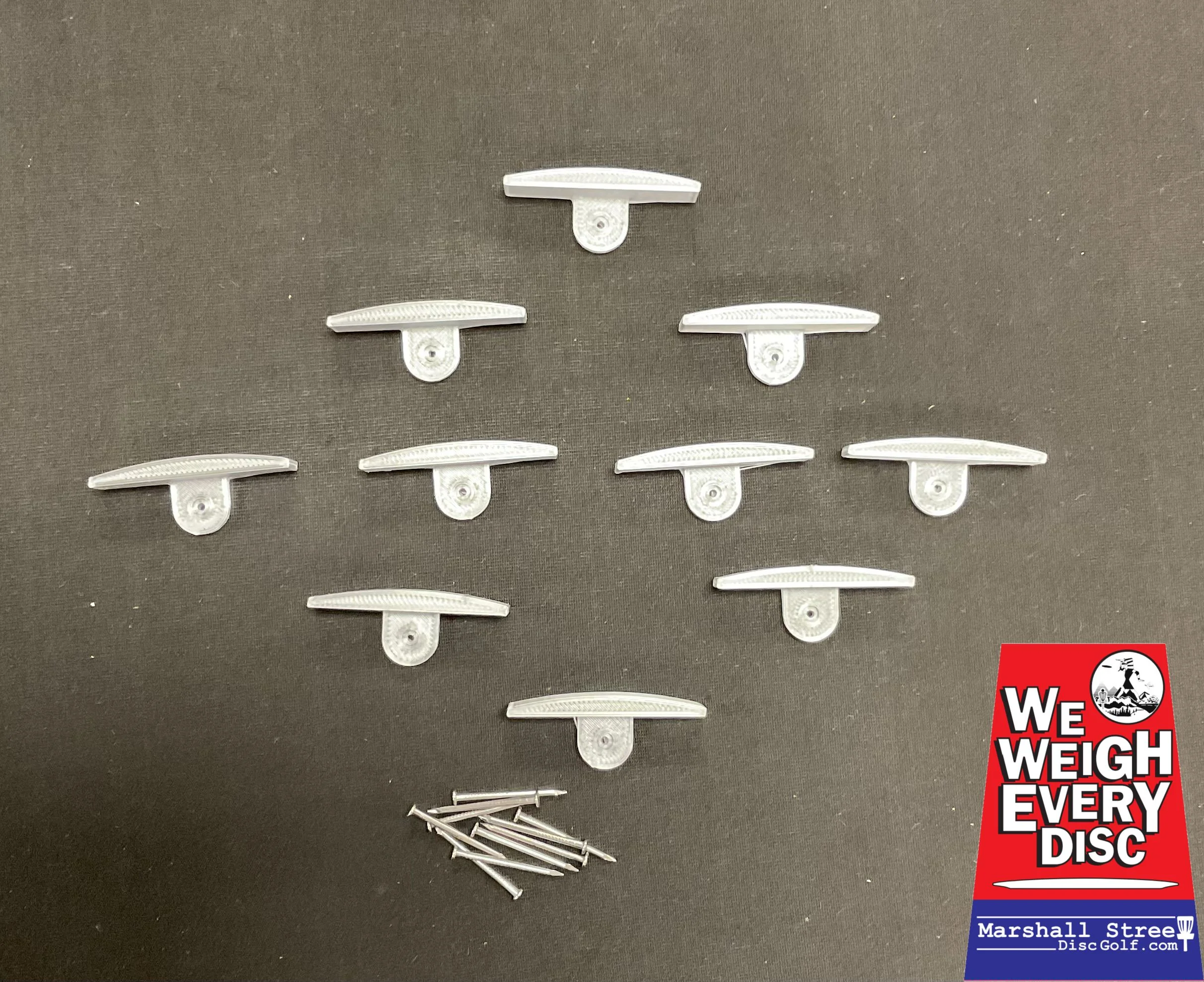 1123891 Disc Hangers 10 Pack - White
