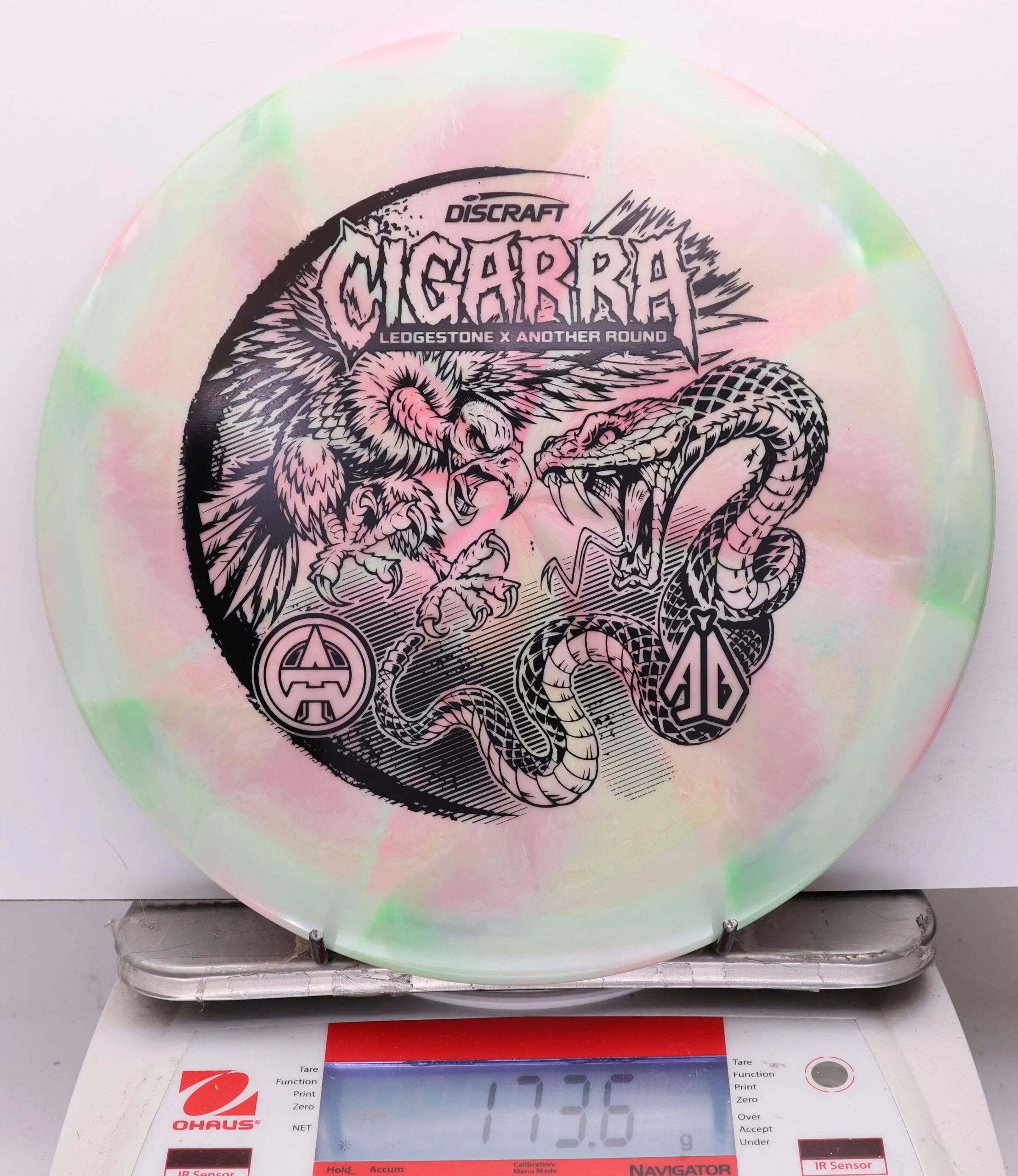 1124061 ESP Swirl Cigarra, BFF 2026 Worlds - #10 LtGreenPink, 174