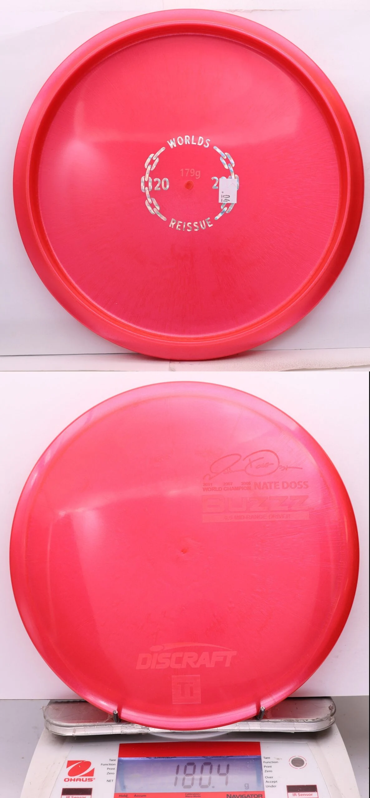 1124086 Solid Titanium Buzzz, Nate Doss 2026 Worlds - #04 Red, 180