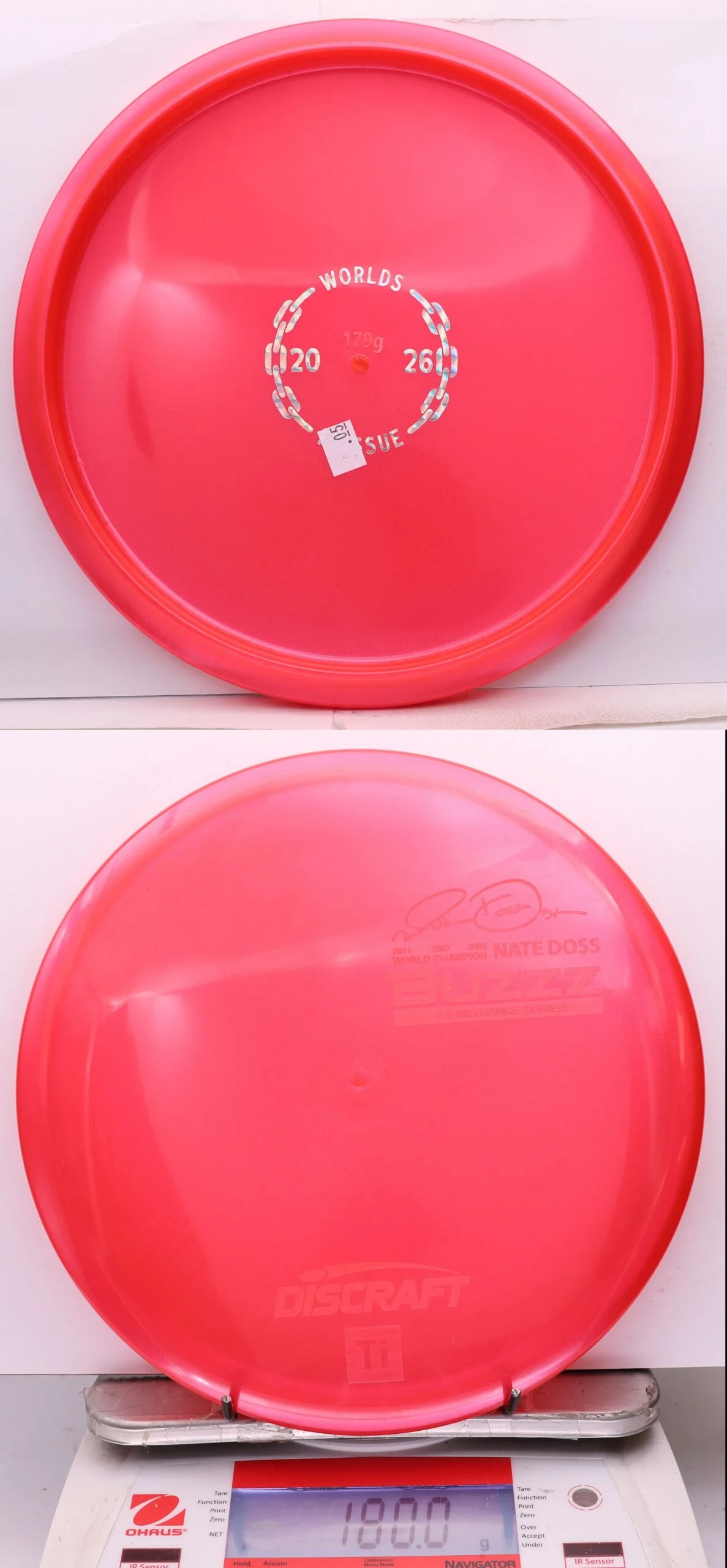 1124087 Solid Titanium Buzzz, Nate Doss 2026 Worlds - #05 Red, 180