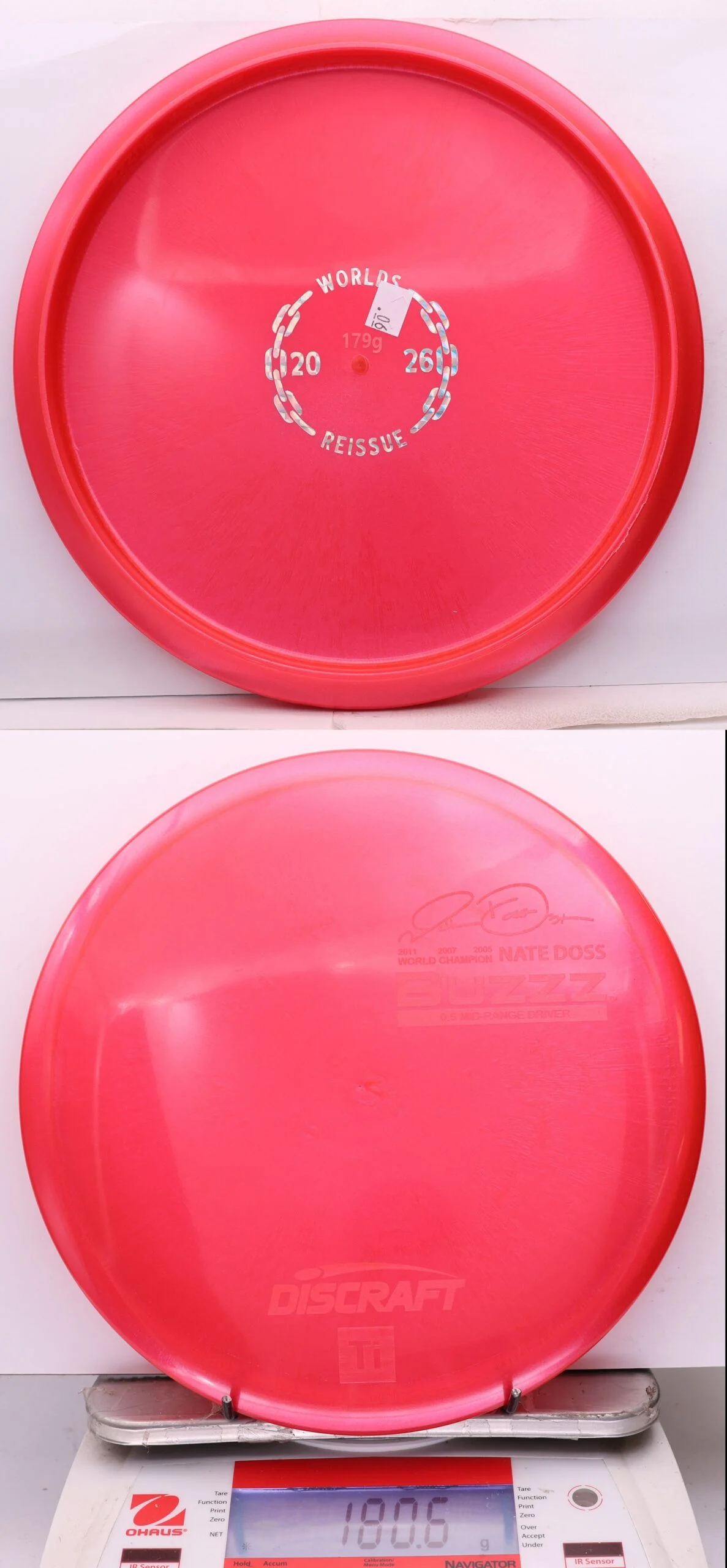 1124088 Solid Titanium Buzzz, Nate Doss 2026 Worlds - #06 Red, 181