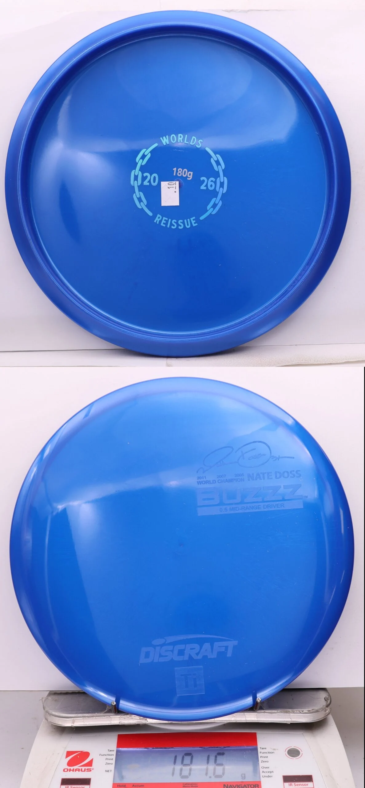 1124100 Solid Titanium Buzzz, Nate Doss 2026 Worlds - #10 Blue, 182