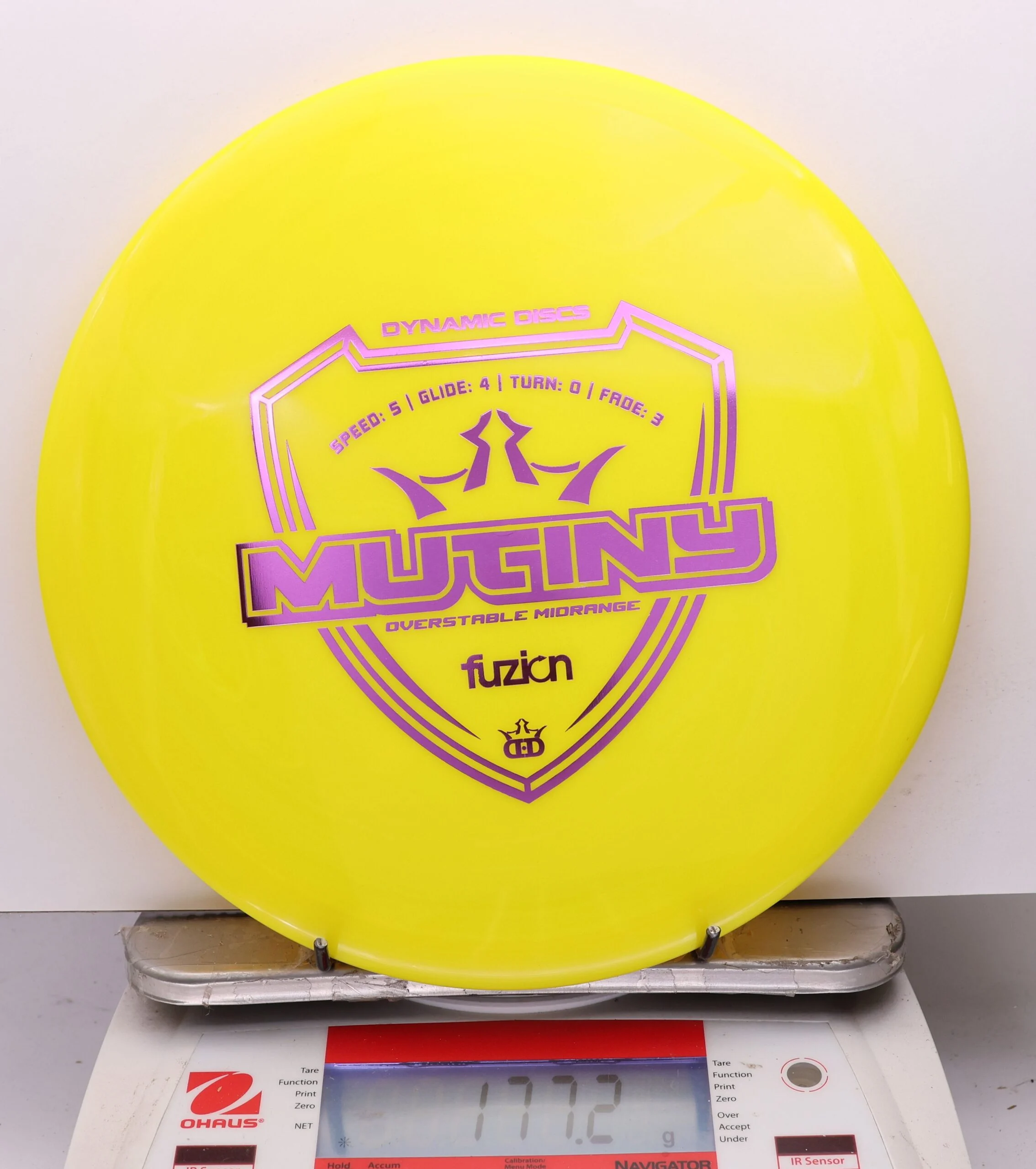 1126993 Fuzion Mutiny - #08 Yellow, 177