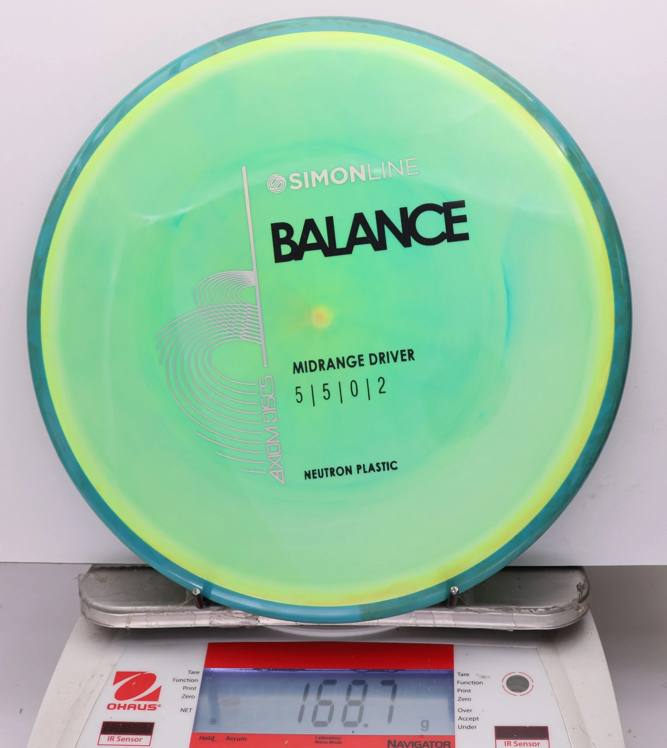 1130061 Simon Line Neutron Balance - #764 Teal-YellowGreen, 169