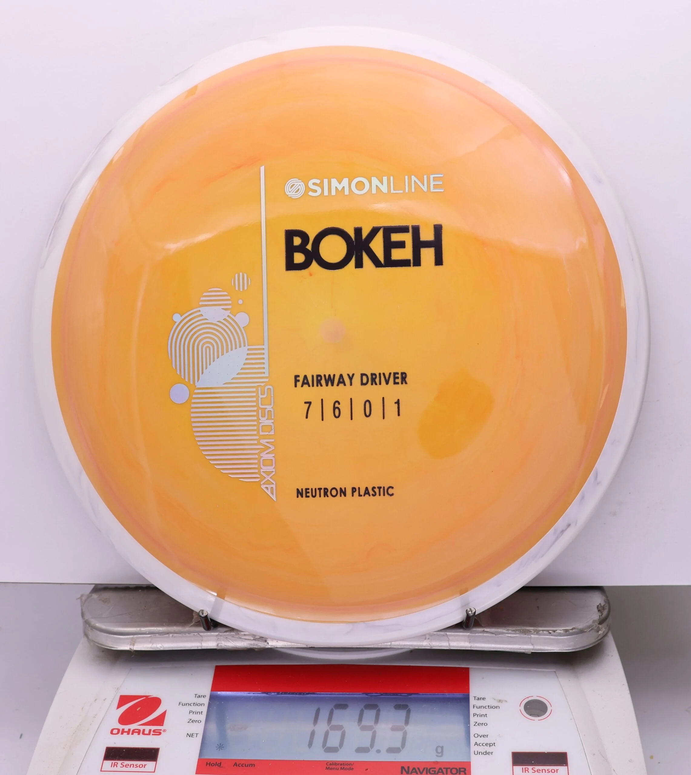 1130664 Simon Line Neutron Bokeh - #784 White-Orange, 169