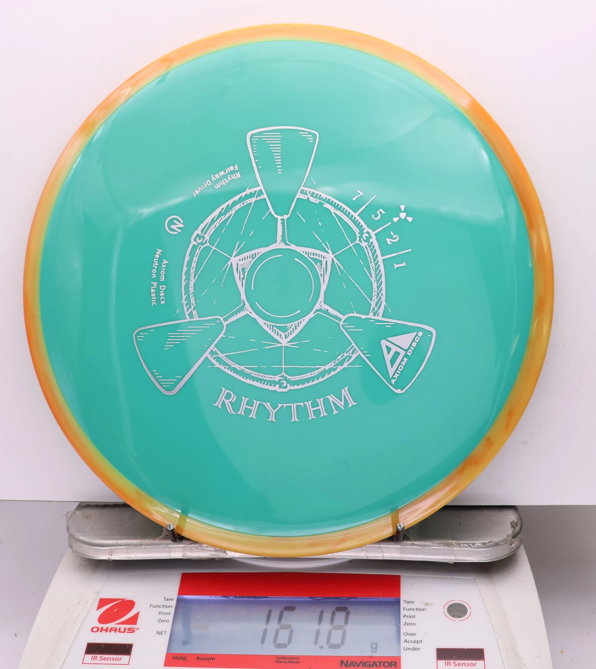 1131916 Neutron Rhythm - #756 Orange-Teal, 162