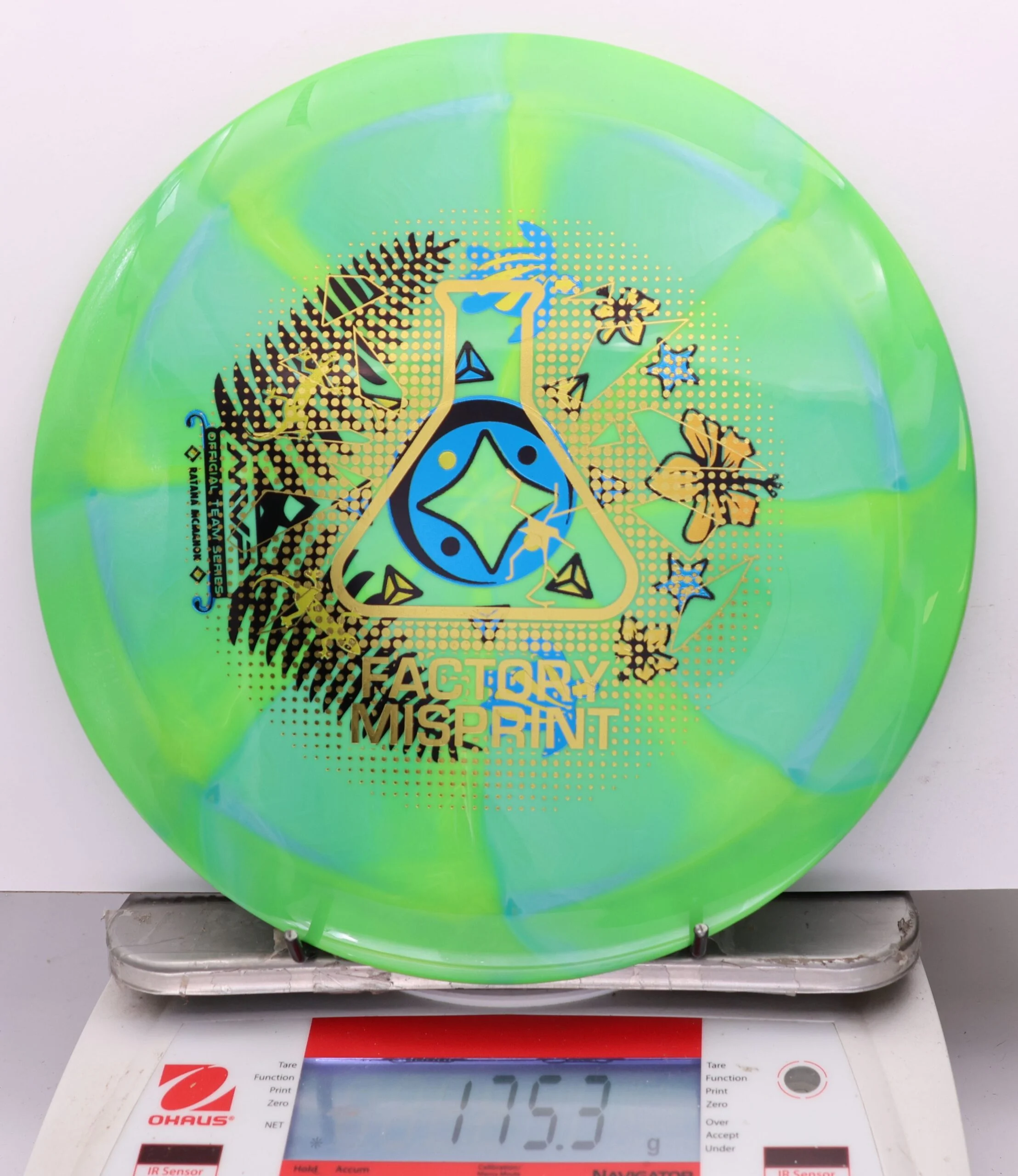1134076 X-Out Cosmic Neutron Trace - #750 GreenBlue, 175