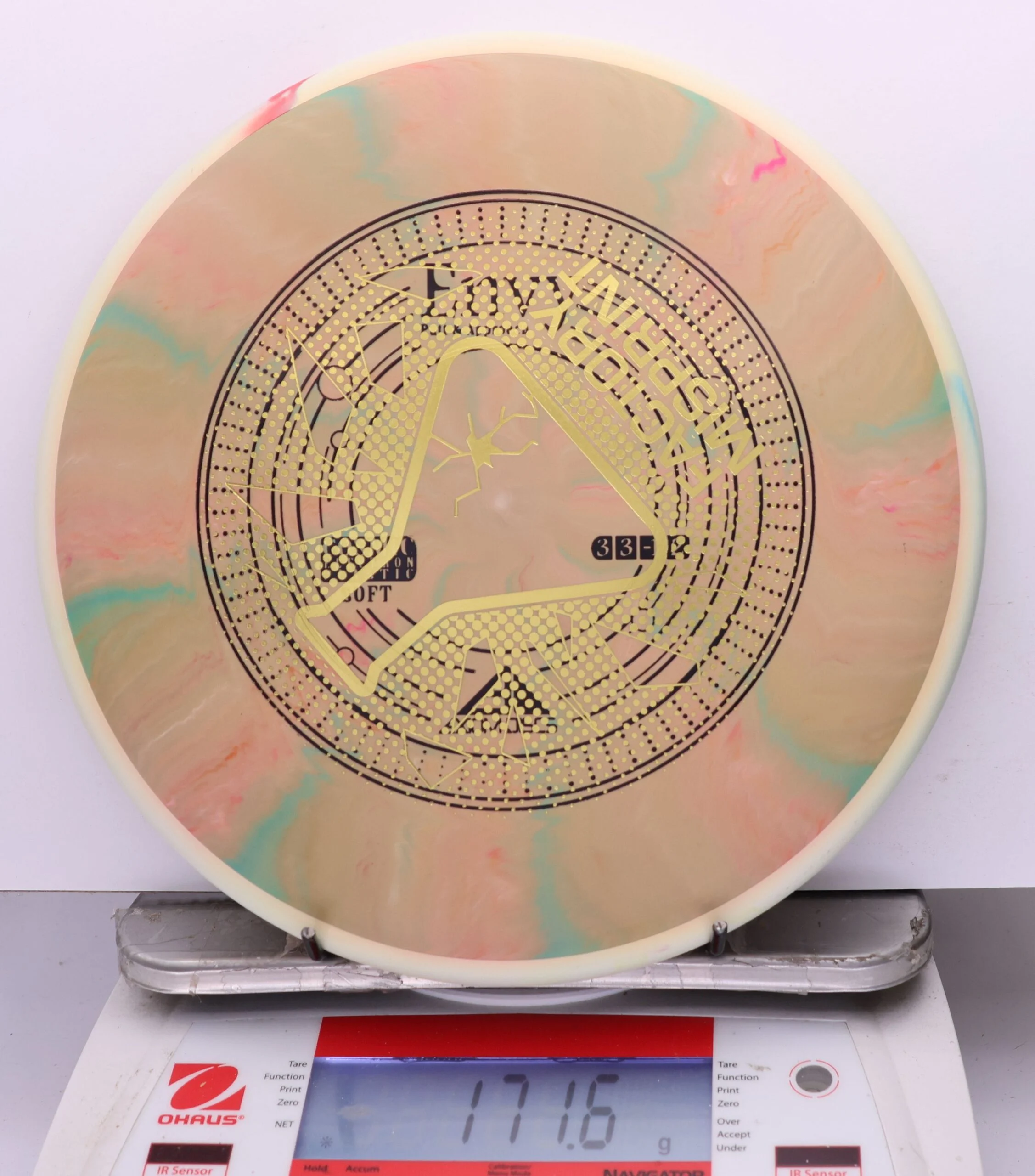 1134098 X-Out Cosmic Electron Soft Envy - #750 White-PeachGrn, 172