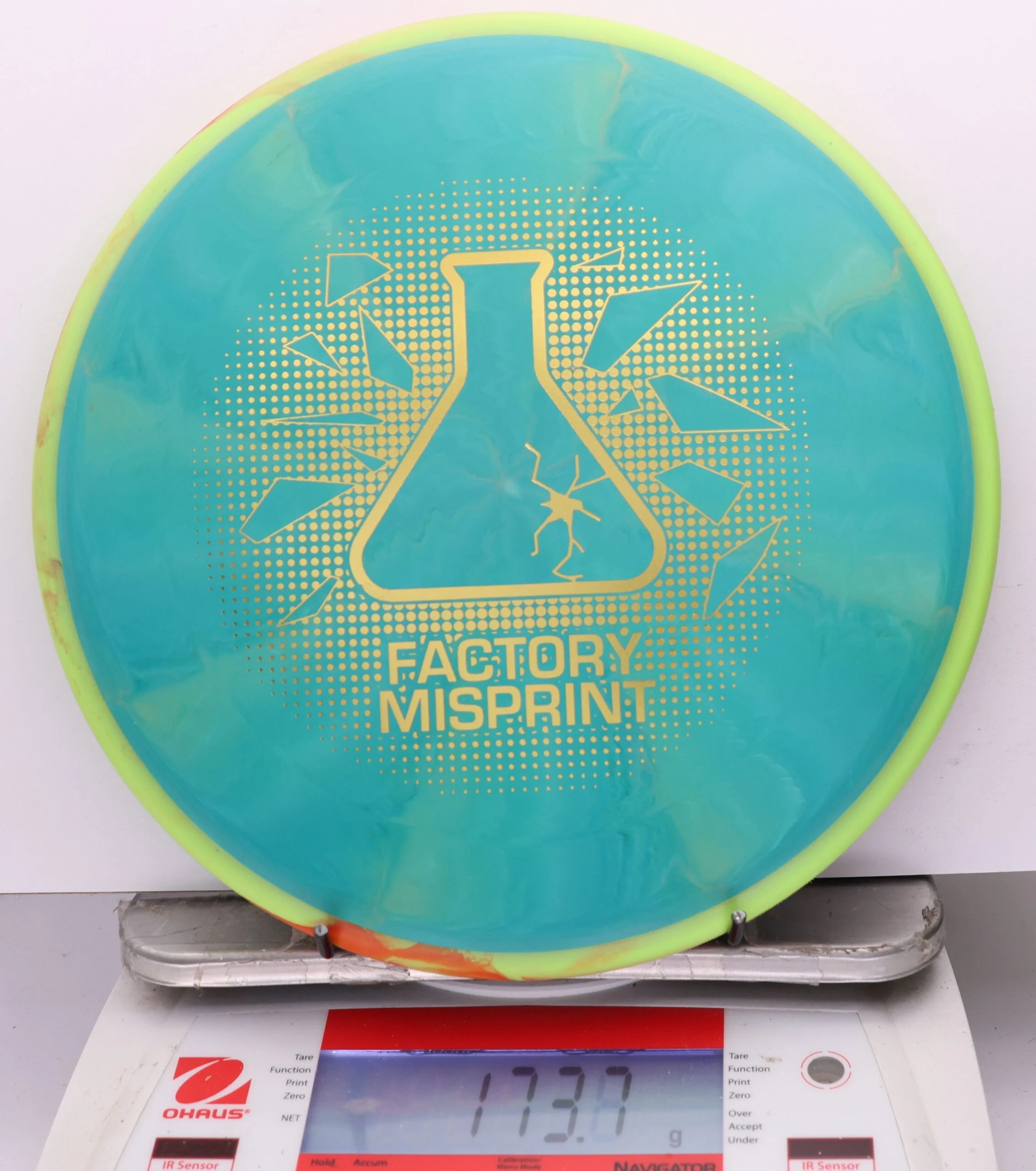 1134124 X-Out Cosmic Electron Medium Envy - #751 Yellow-Blue, 174