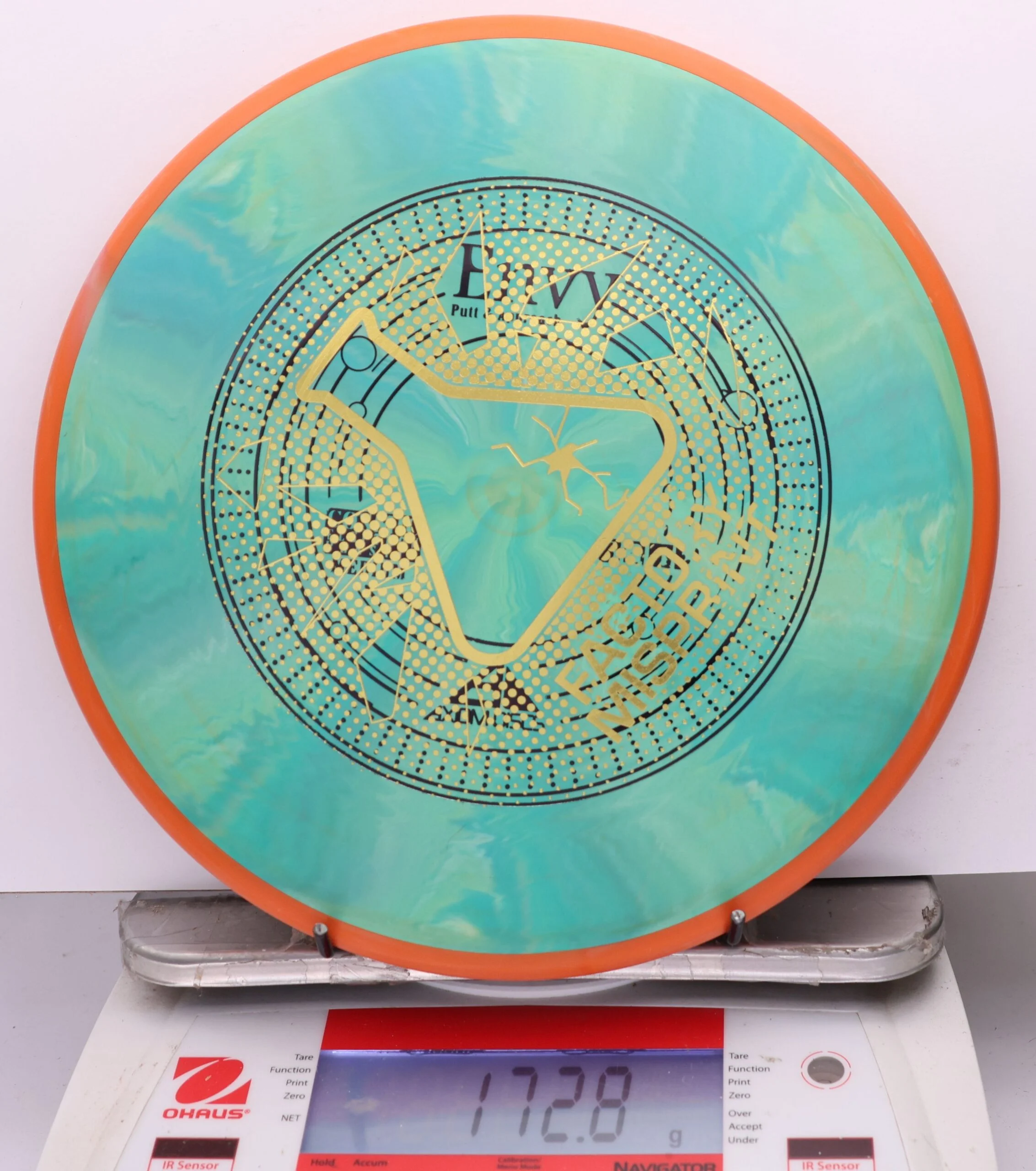 1134126 X-Out Cosmic Electron Medium Envy - #753 Orange-BlueTeal, 173
