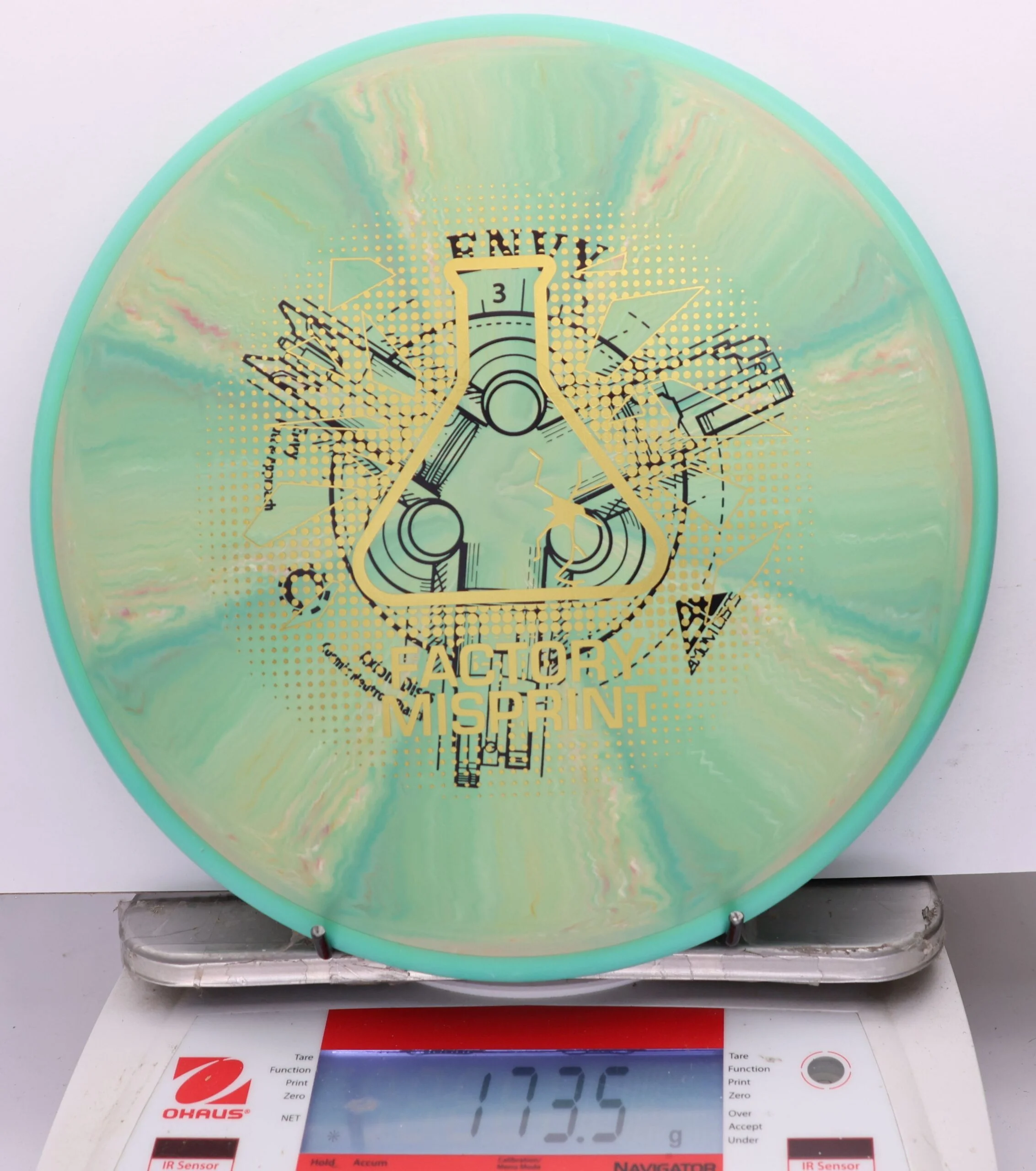1134128 X-Out Cosmic Electron Medium Envy - #755 Teal-GreenYello, 174