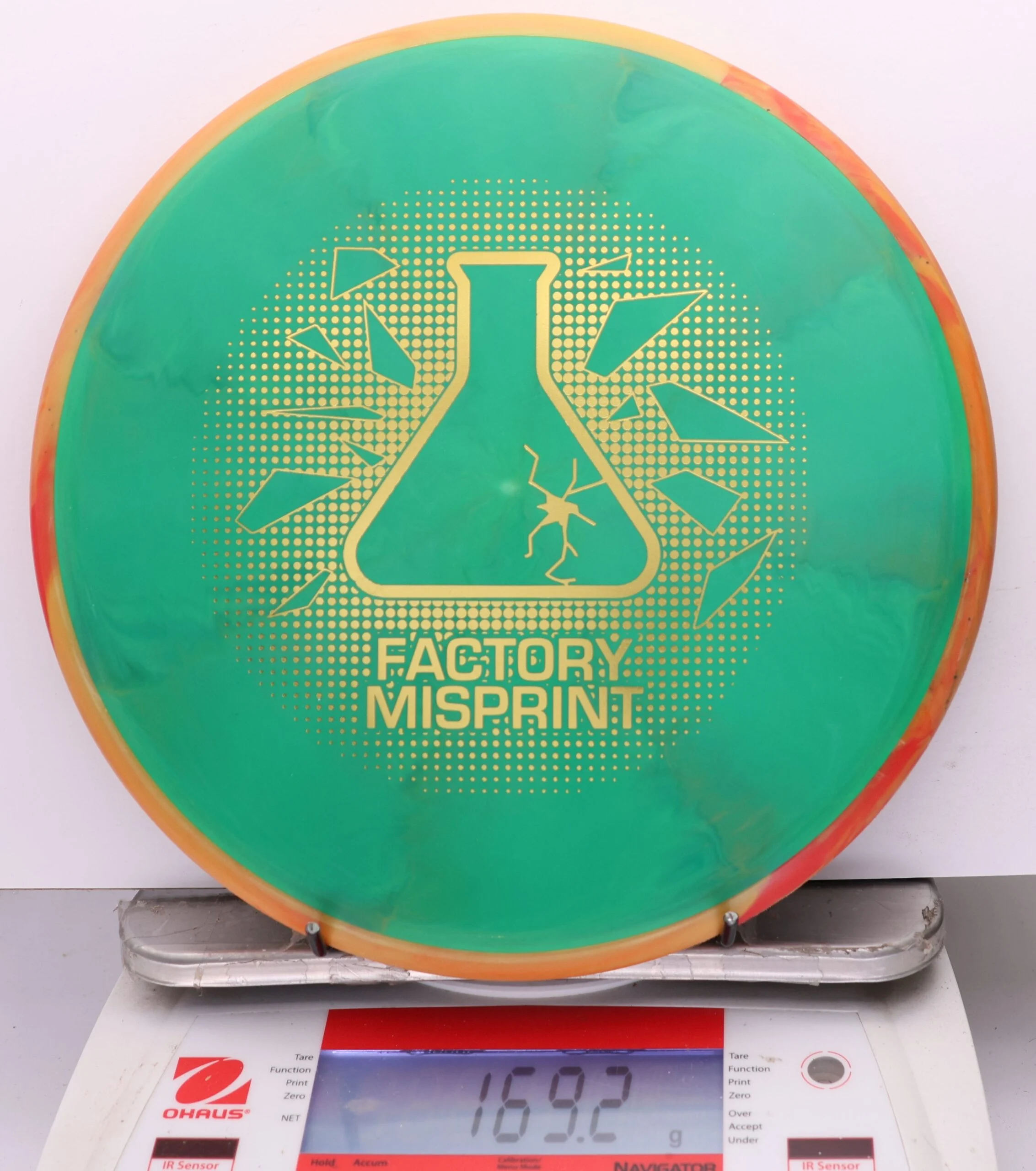 1134149 X-Out Cosmic Electron Medium Envy - #759 Orange-AquaGreen, 169
