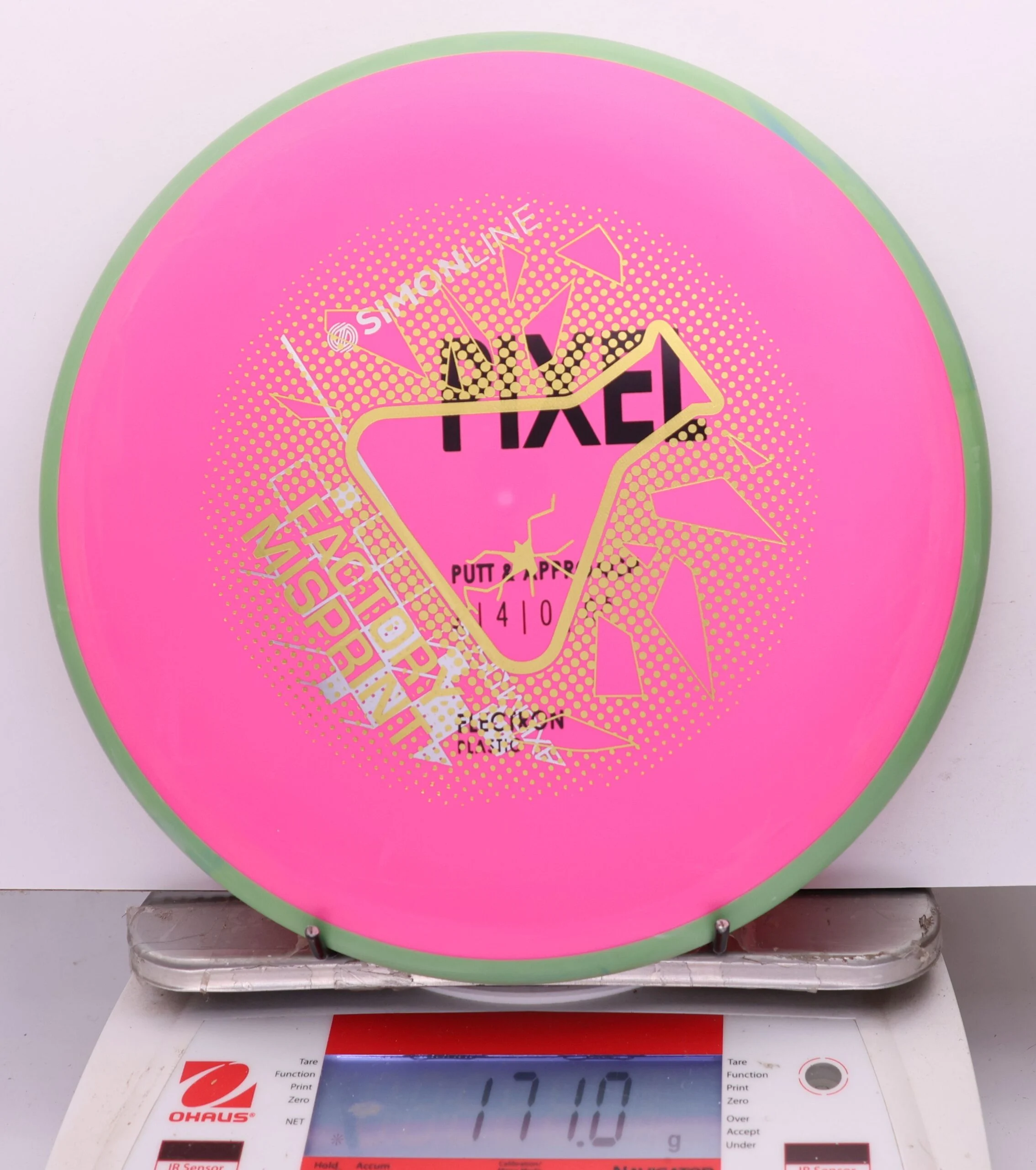 1134651 X-Out Simon Line Electron Pixel - #751 Green-Pink, 171