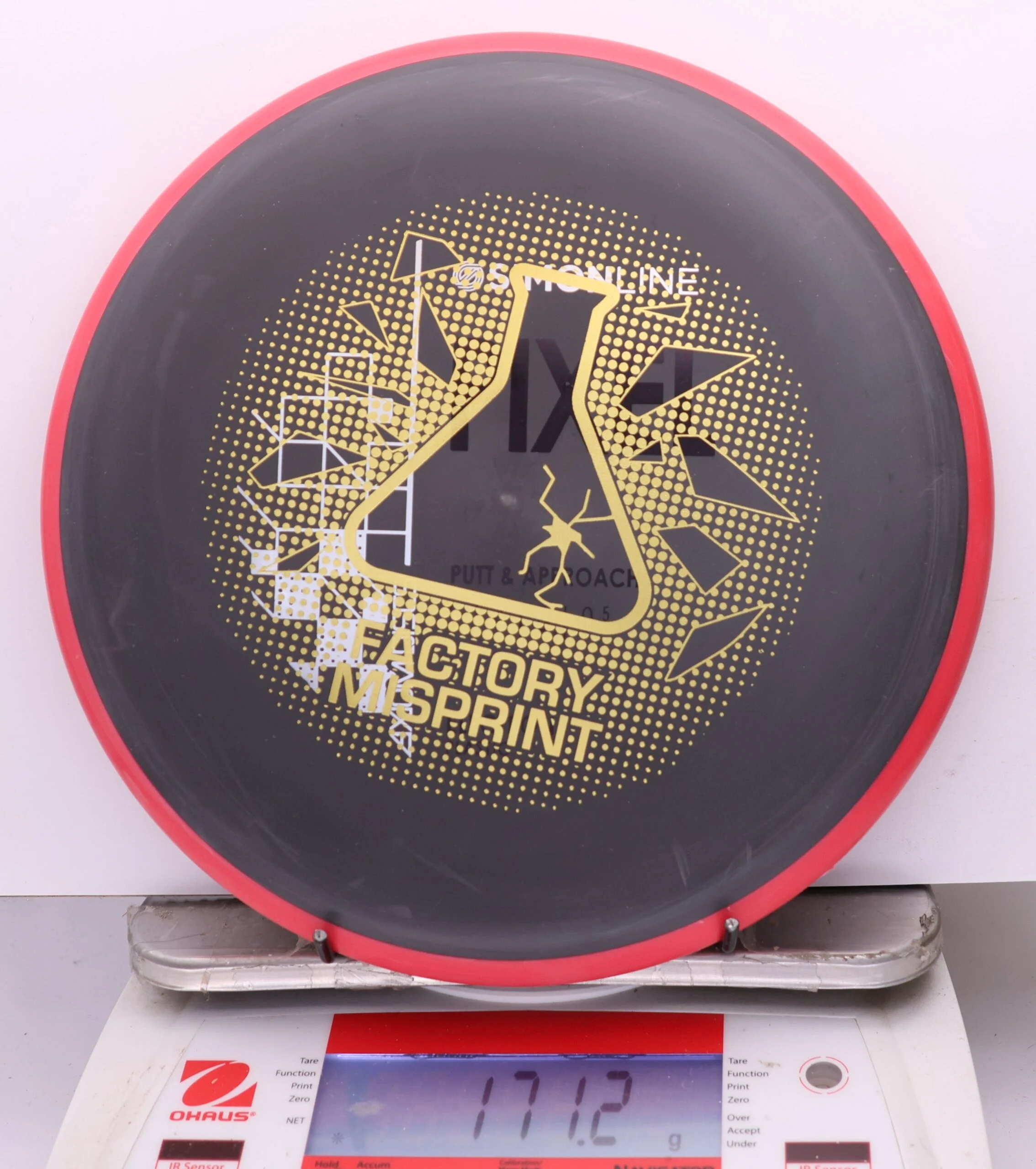 1134653 X-Out Simon Line Electron Pixel - #753 Red-Black, 171
