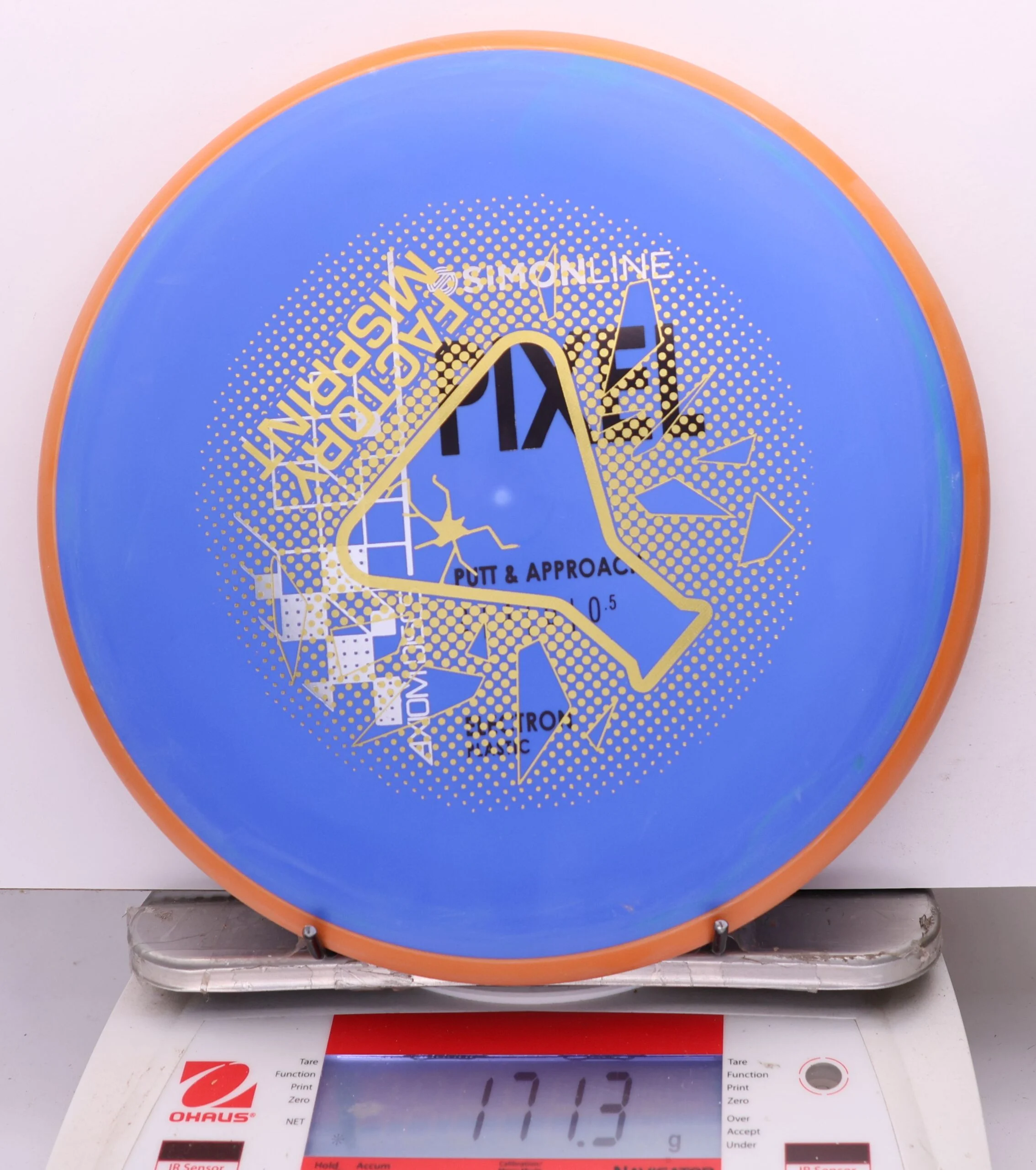 1134685 X-Out Simon Line Electron Pixel - #757 Orange-Blue, 171