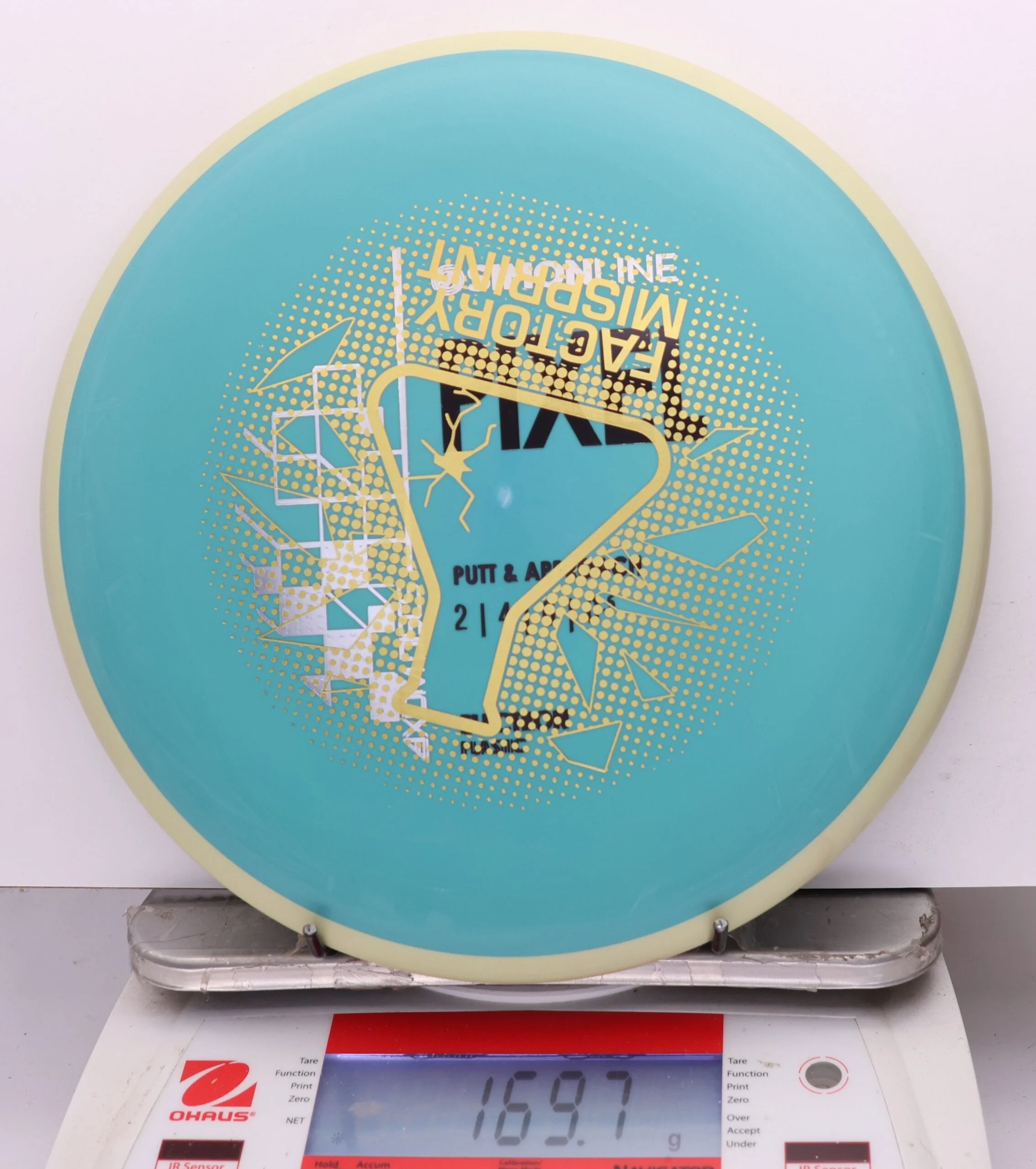 1134686 X-Out Simon Line Electron Pixel - #758 LtYellow-Teal, 170