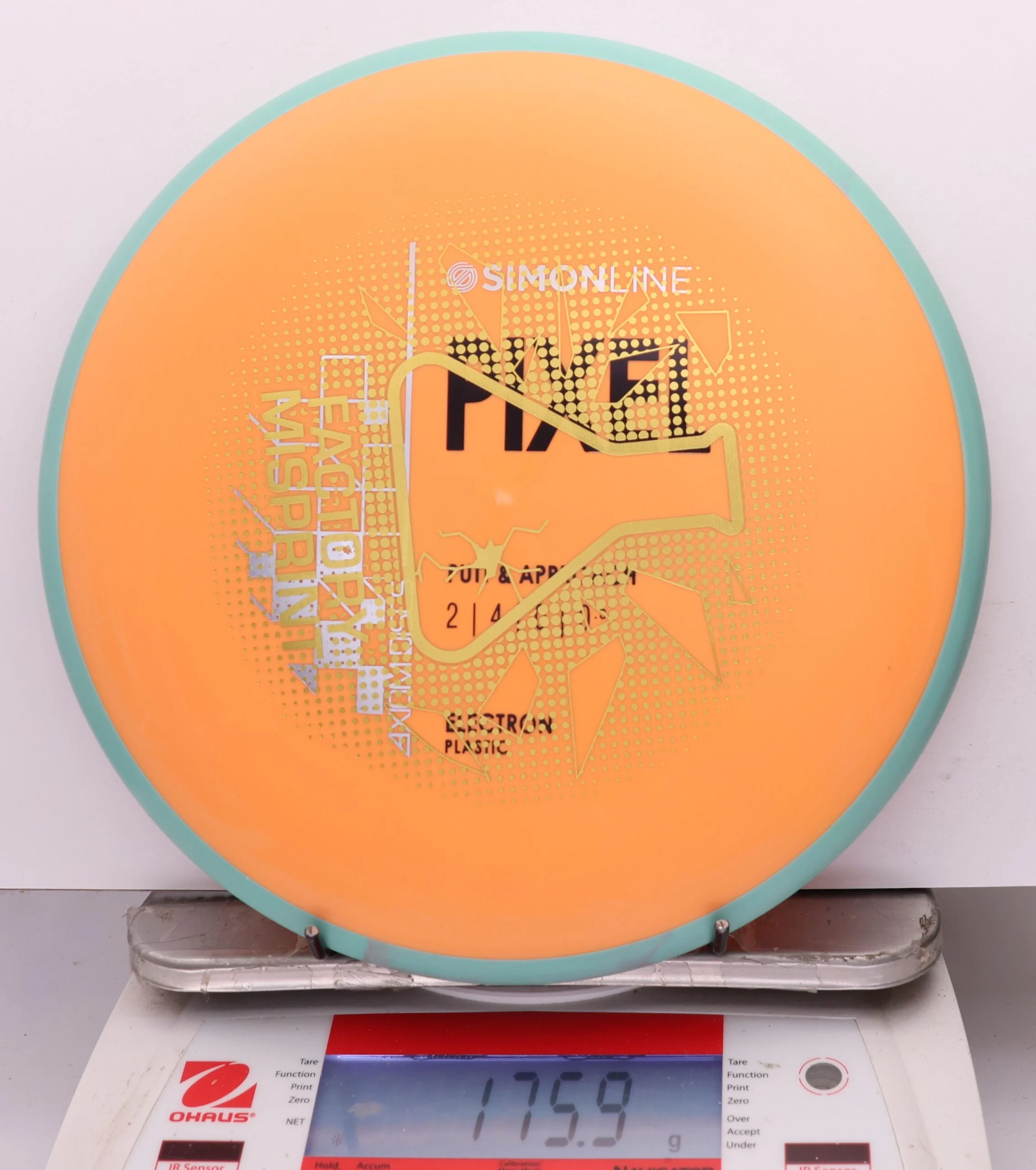 1134721 X-Out Simon Line Electron Pixel - #765 Teal-LtOrange, 176