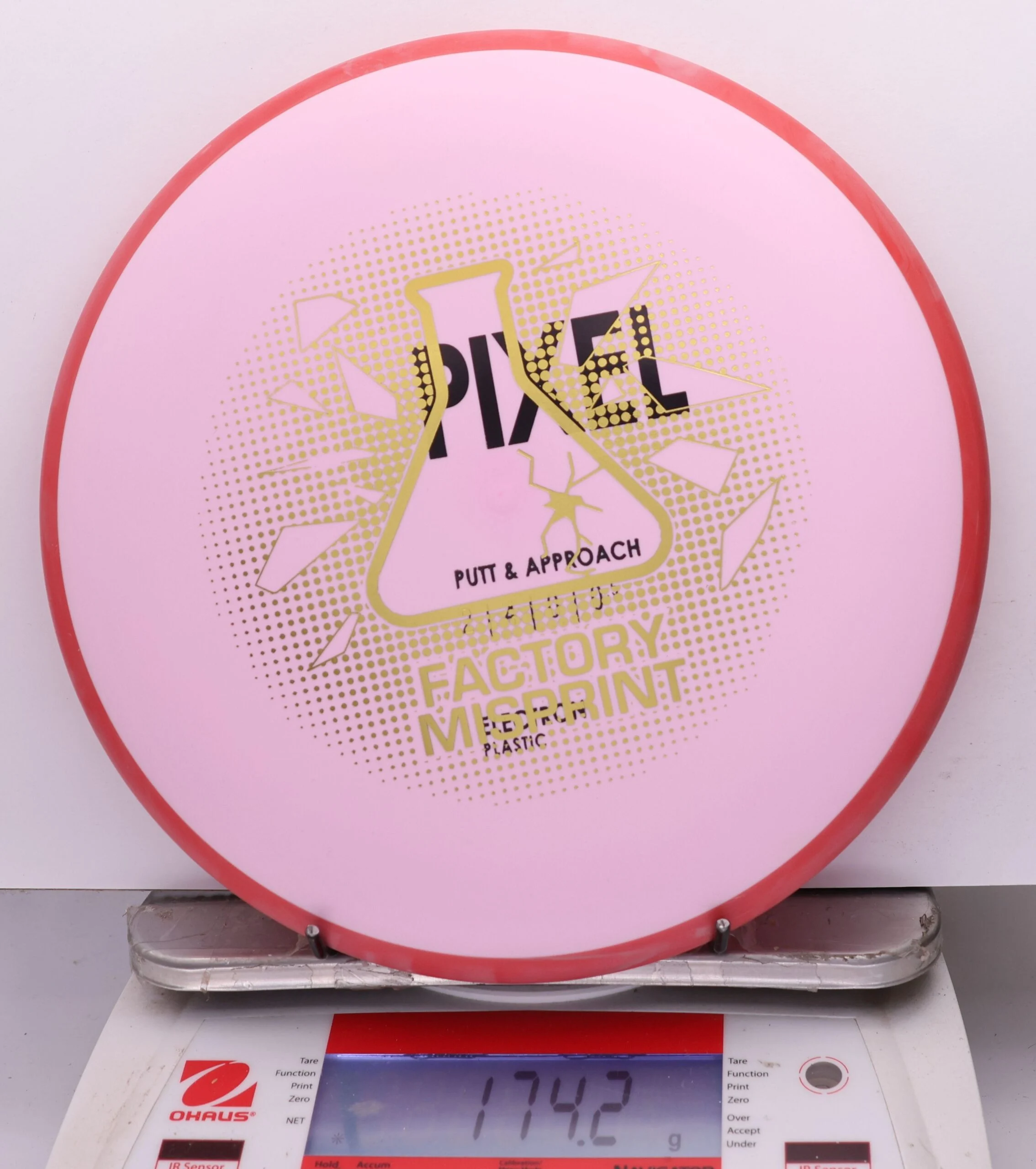 1134752 X-Out Simon Line Electron Pixel - #768 Red-LtPink, 174