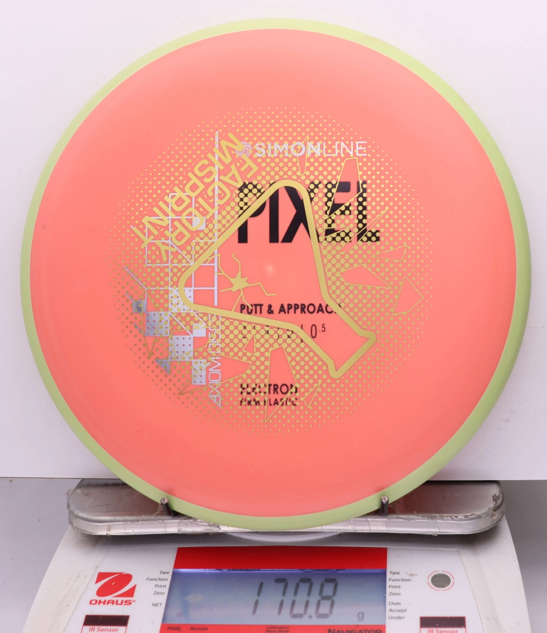1134884 X-Out Simon Line Electron Firm Pixel - #754 Grellow-PeachOrng, 171