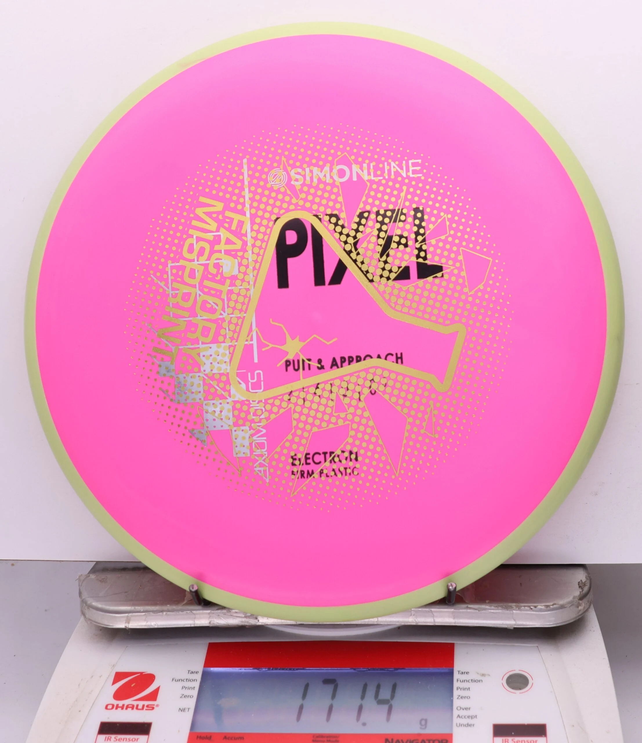 1134899 X-Out Simon Line Electron Firm Pixel - #758 Yellow-Pink, 171