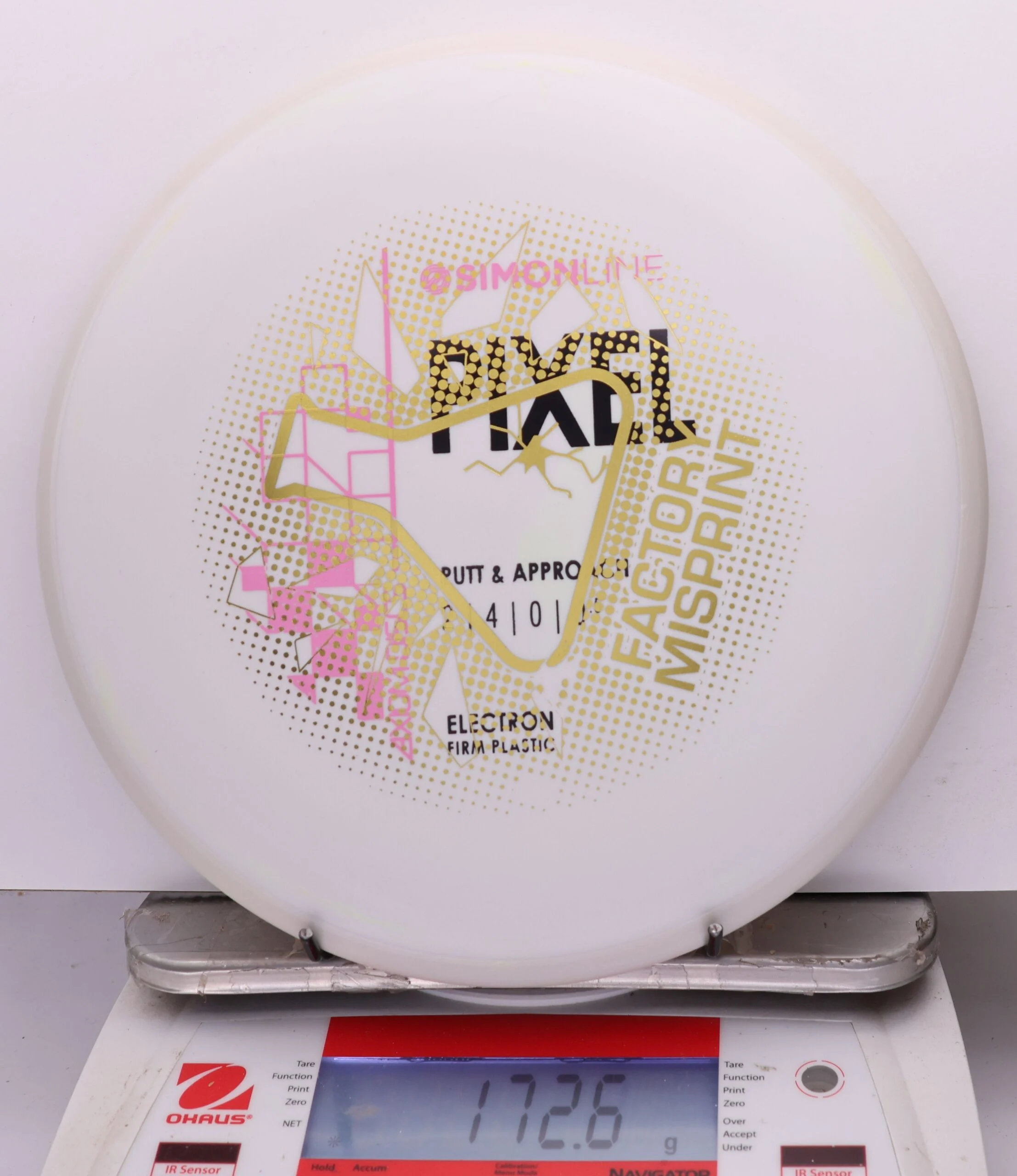 1134913 X-Out Simon Line Electron Firm Pixel - #761 White, 173