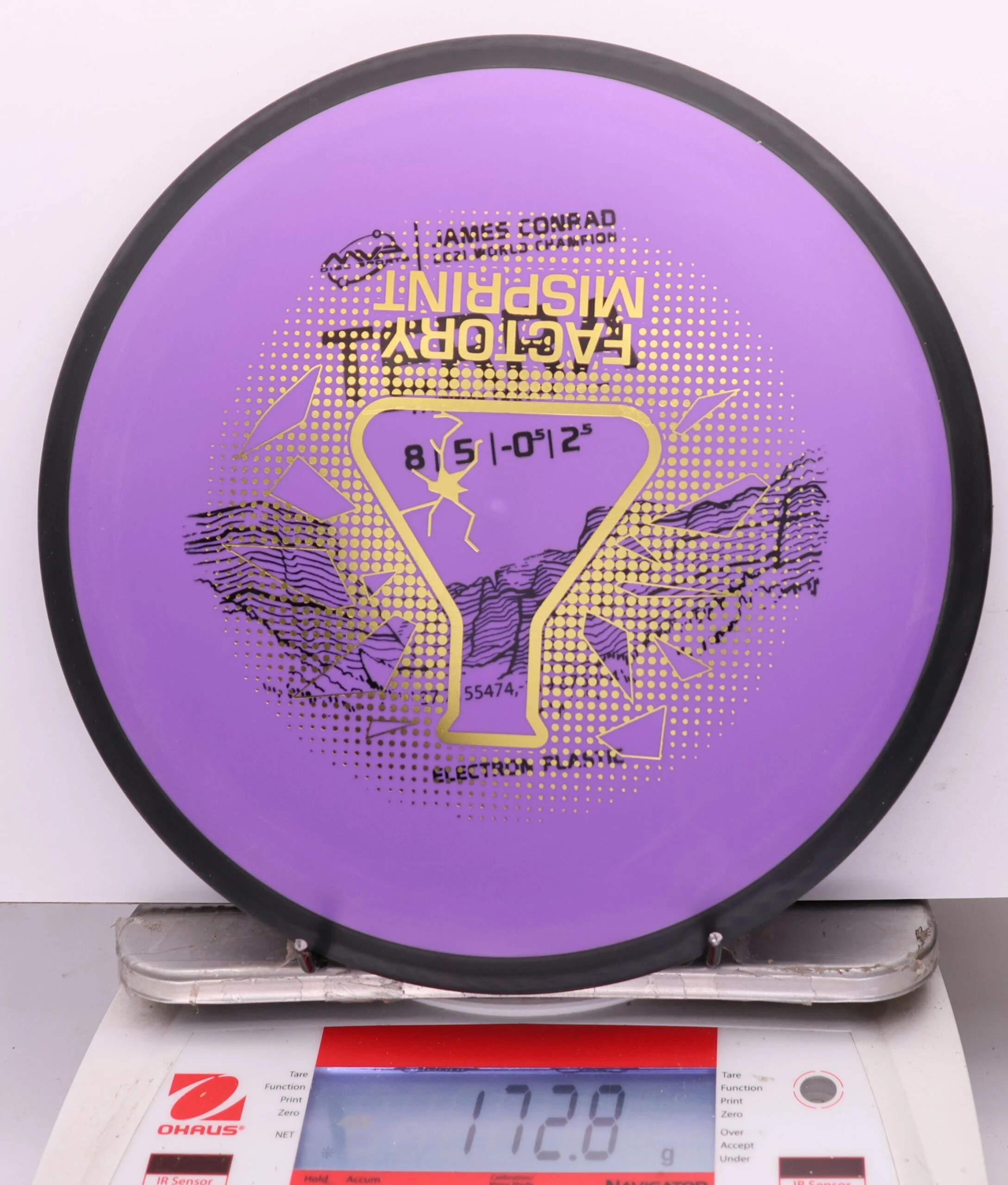 1135256 X-Out Electron Terra, James Conrad - #757 Purple, 173