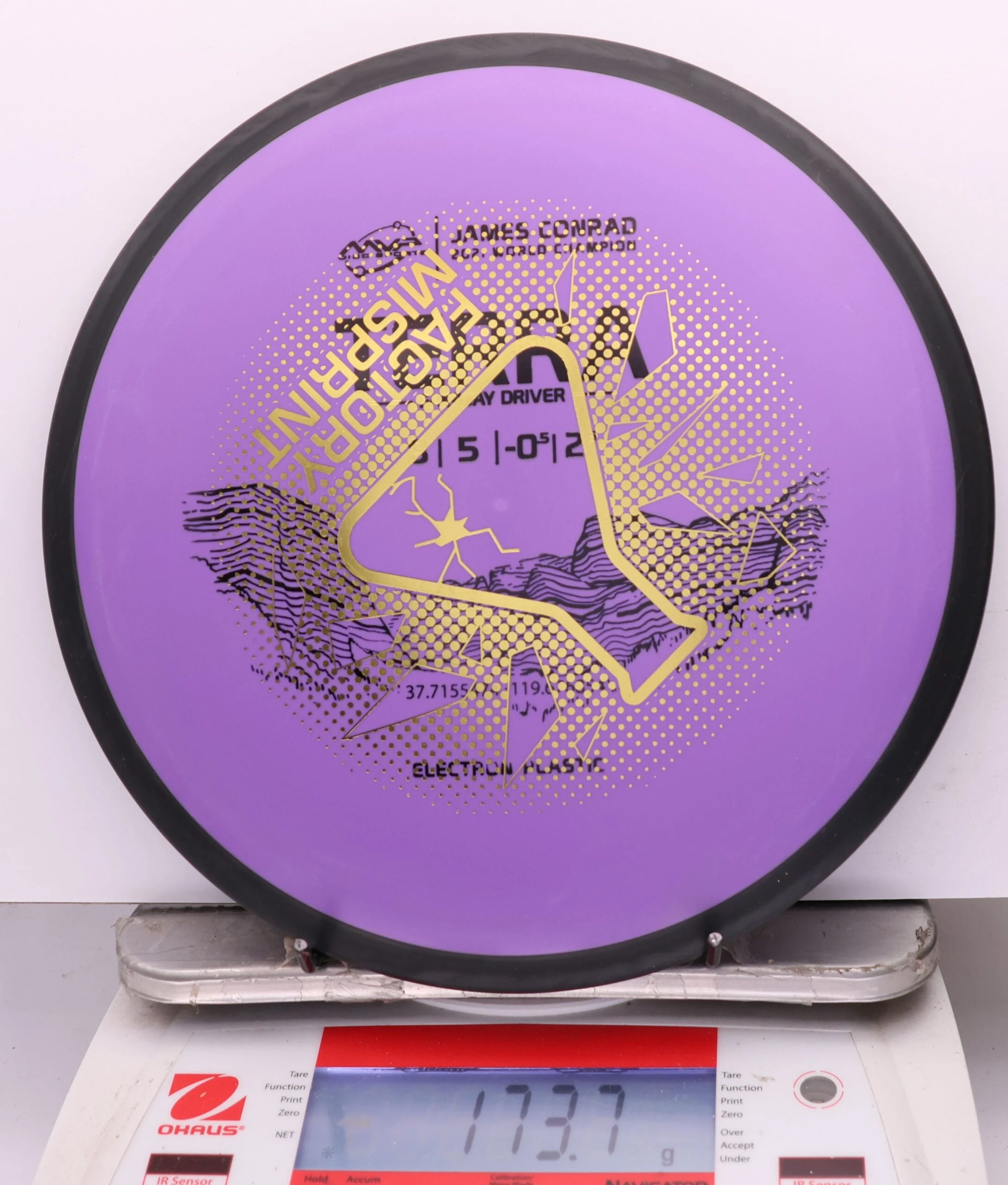 1135258 X-Out Electron Terra, James Conrad - #759 Purple, 174