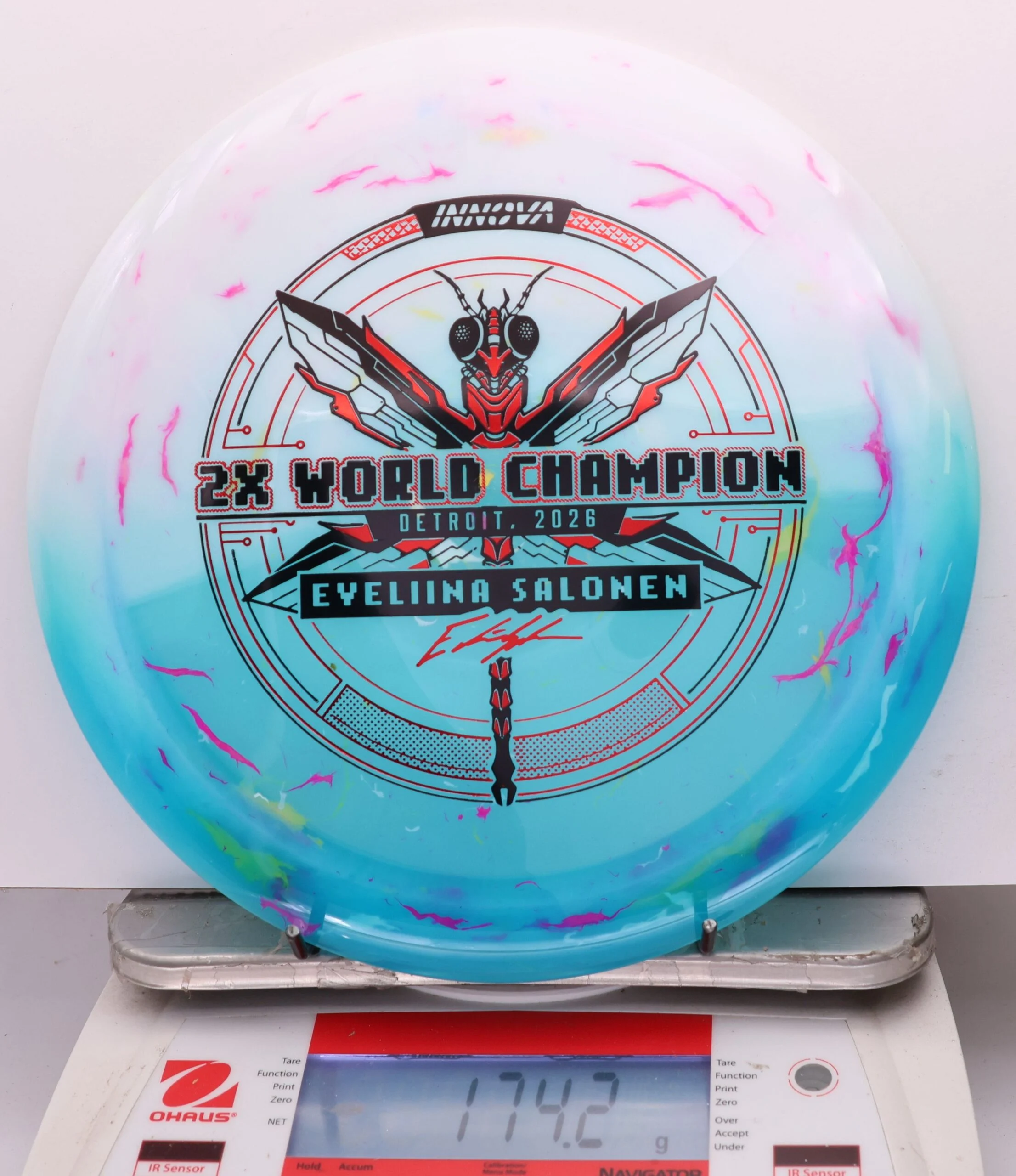 1135561 Party Time Duo Destroyer, Eveliina Salonen 2x World Champion - #10 LtBlueWhite, 174