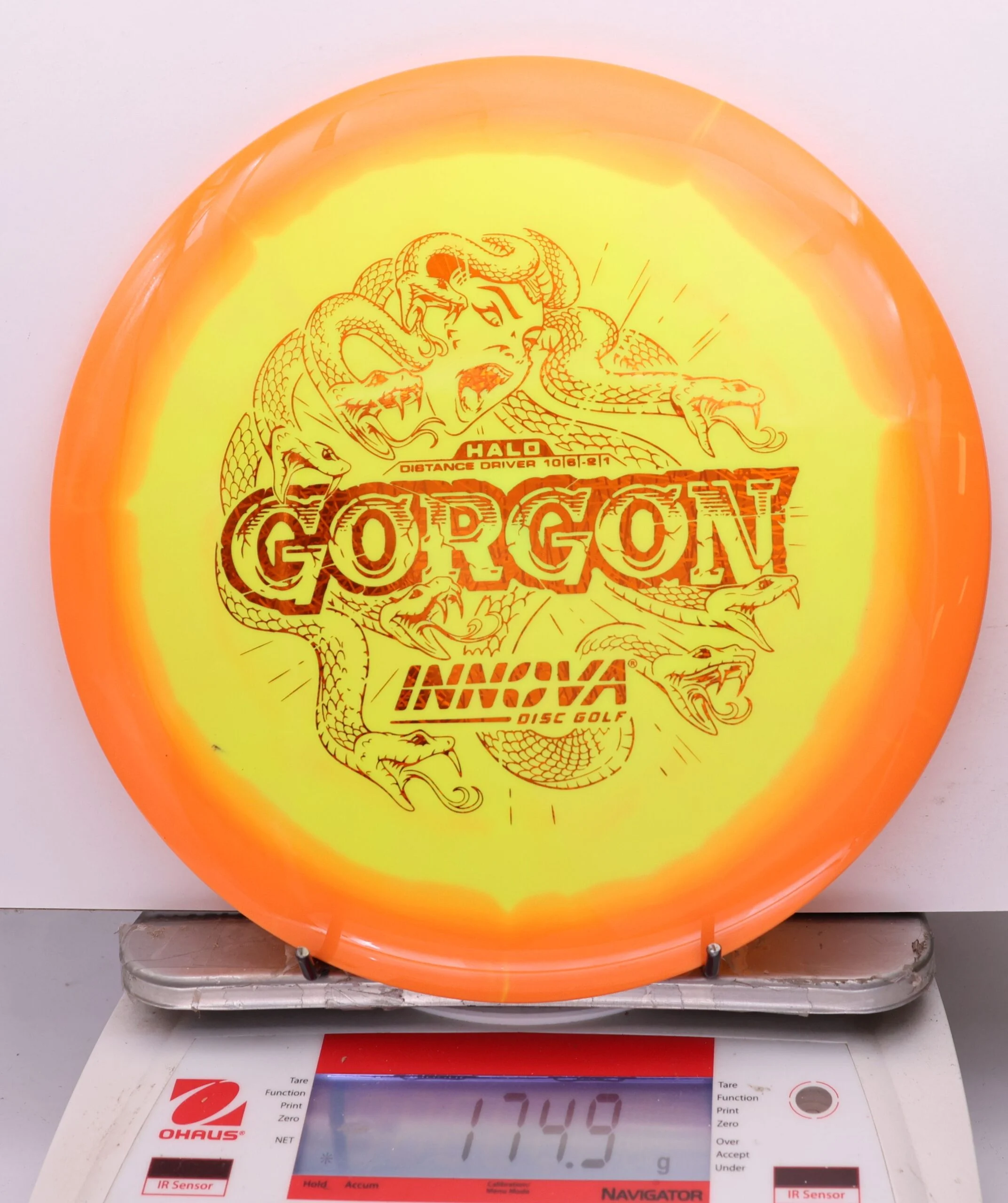 1136099 Halo Star Gorgon - #223 Orange-Yellow, 175