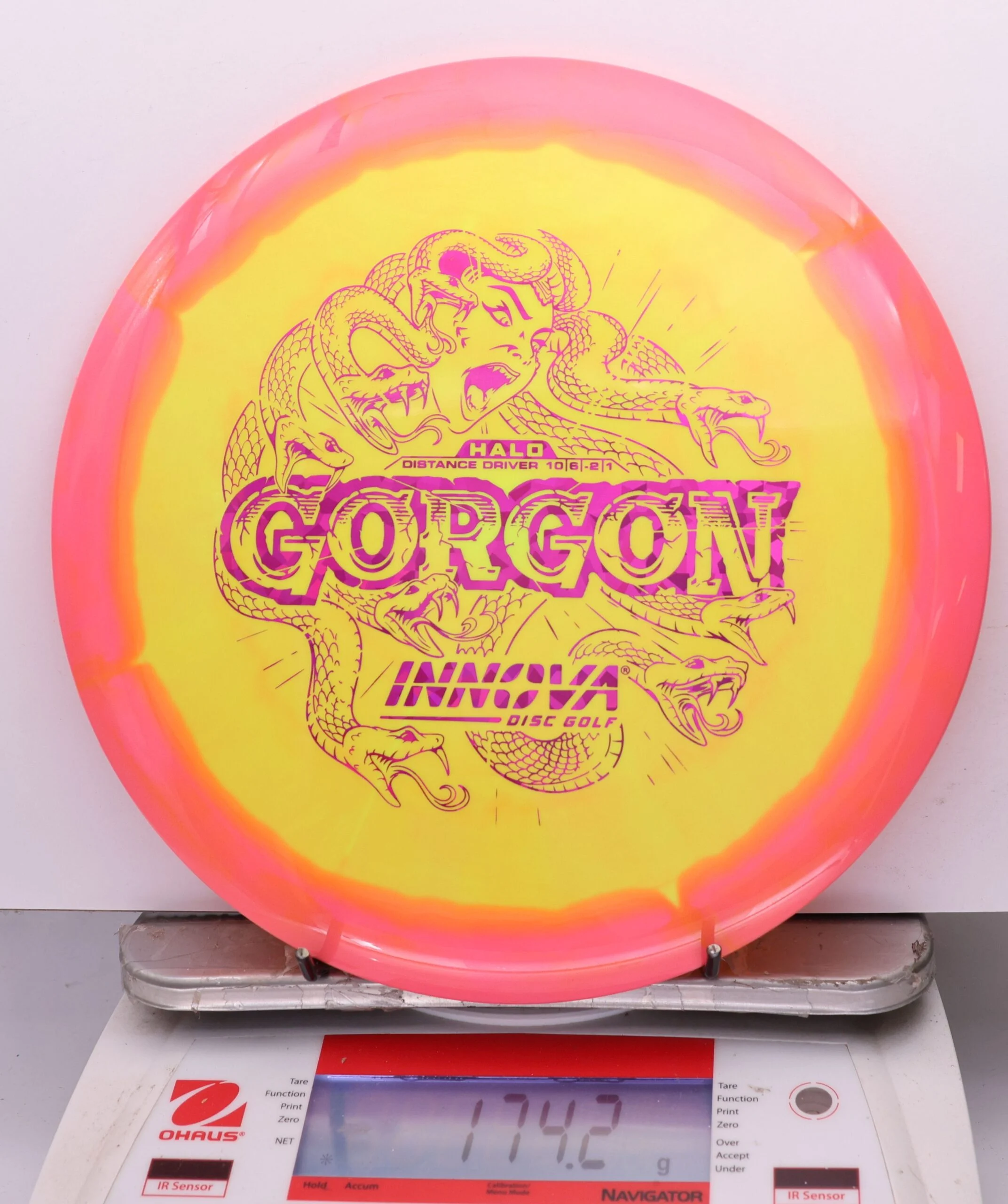 1136101 Halo Star Gorgon - #225 Pink-Yellow, 174