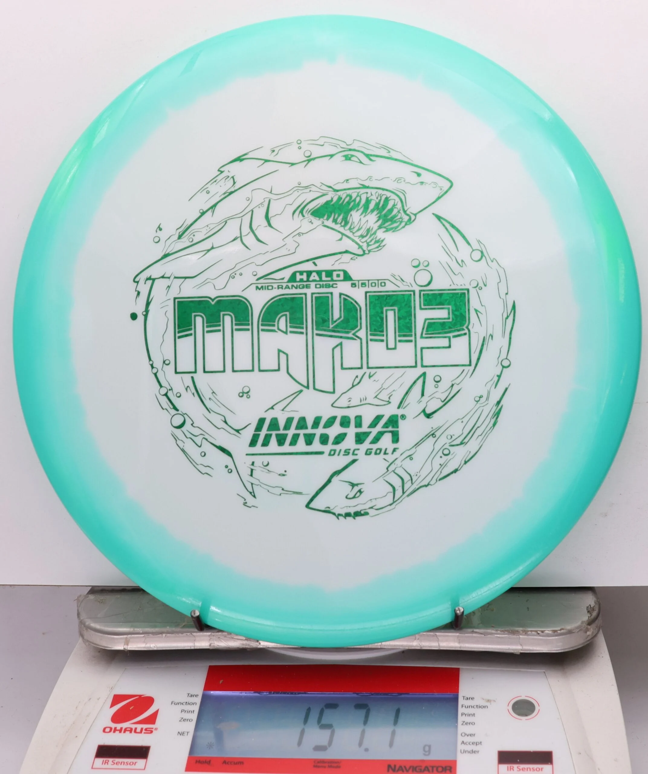 1136177 Halo Star Mako3 - #236 Teal-White, 157