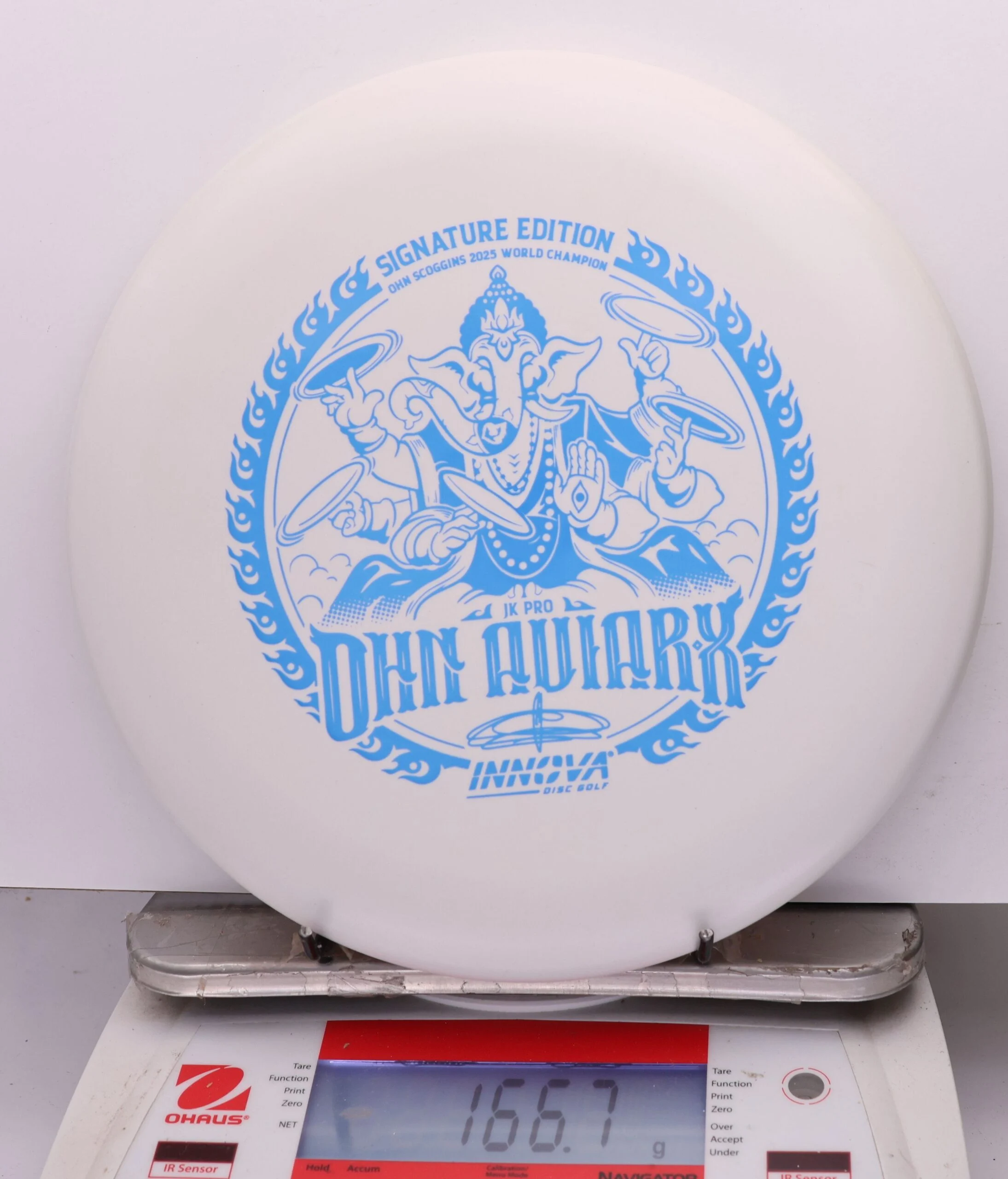 1136604 JK Pro Aviar-X, Ohn Scoggins FPO World Champion Character - Signature Edition - #224 White, 167