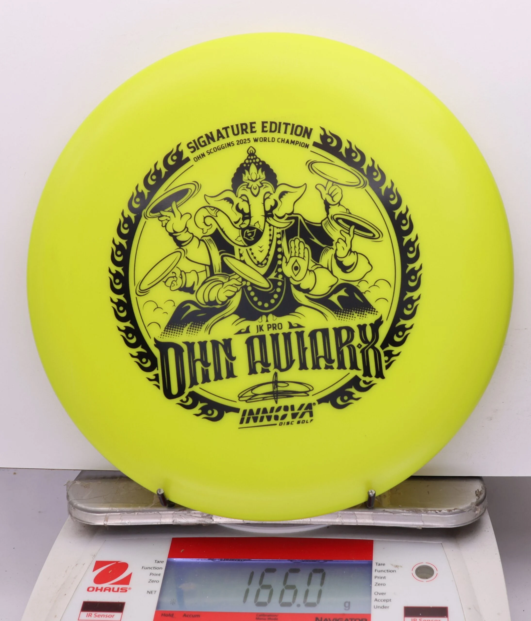 1136606 JK Pro Aviar-X, Ohn Scoggins FPO World Champion Character - Signature Edition - #226 Yellow, 166
