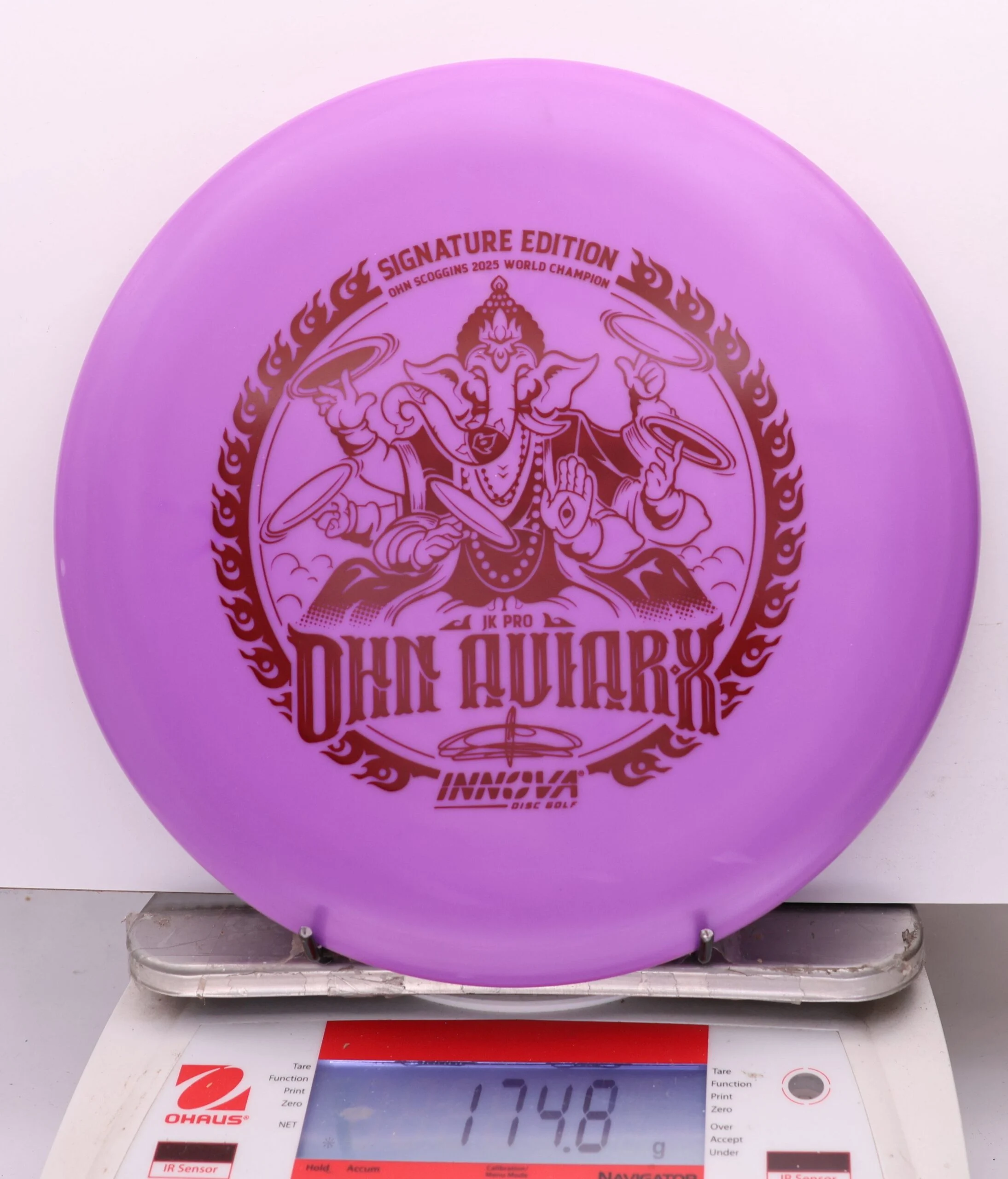 1136607 JK Pro Aviar-X, Ohn Scoggins FPO World Champion Character - Signature Edition - #227 Purple, 175