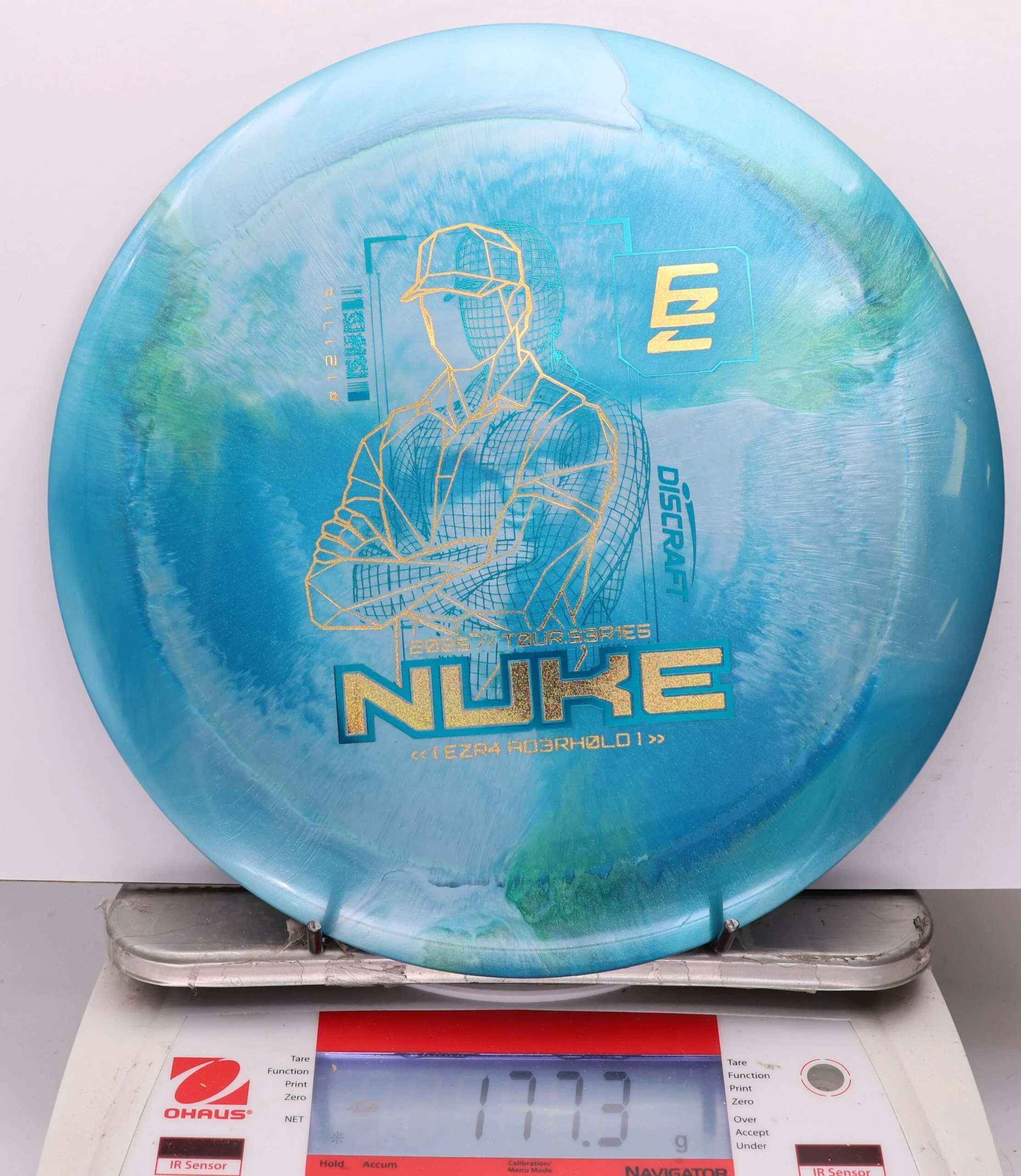 1139882 Big Z Titanium Nuke, Ezra Aderhold 2026 Tour Series V2 - #532 BlueGreen, 177