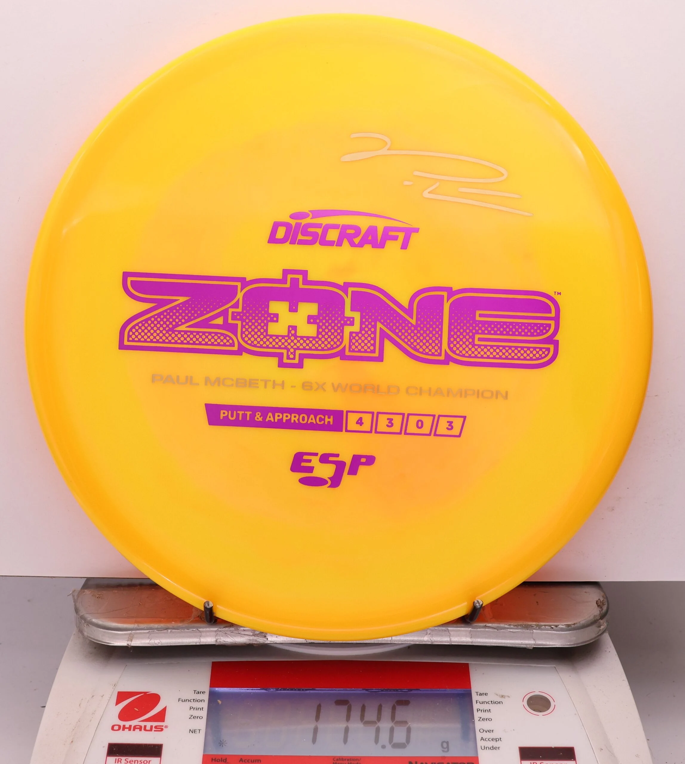 1140970 ESP Zone, Paul McBeth 6X - #533 LtOrange, 175