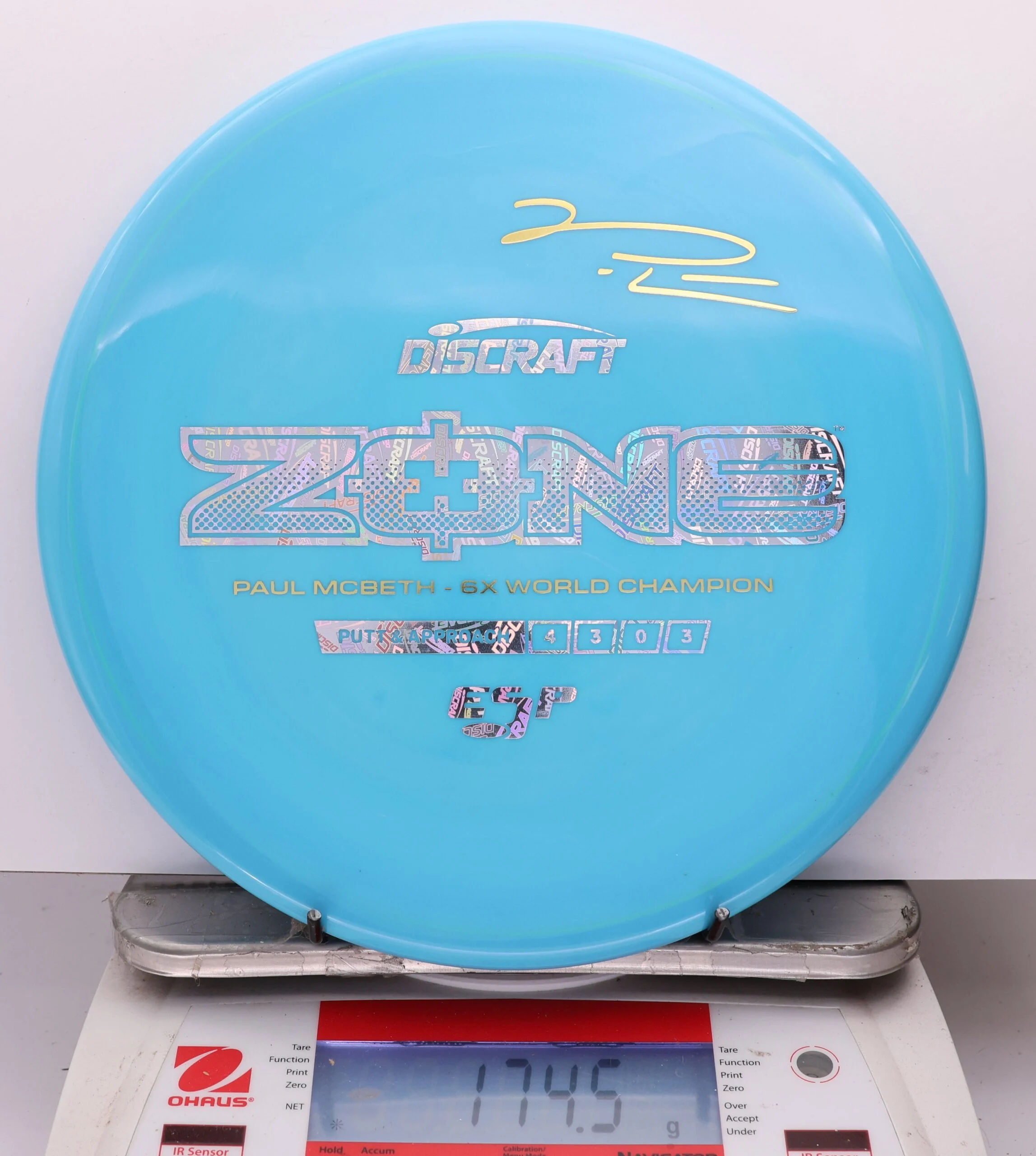 1141029 ESP Zone, Paul McBeth 6X - #534 LtBlue, 175